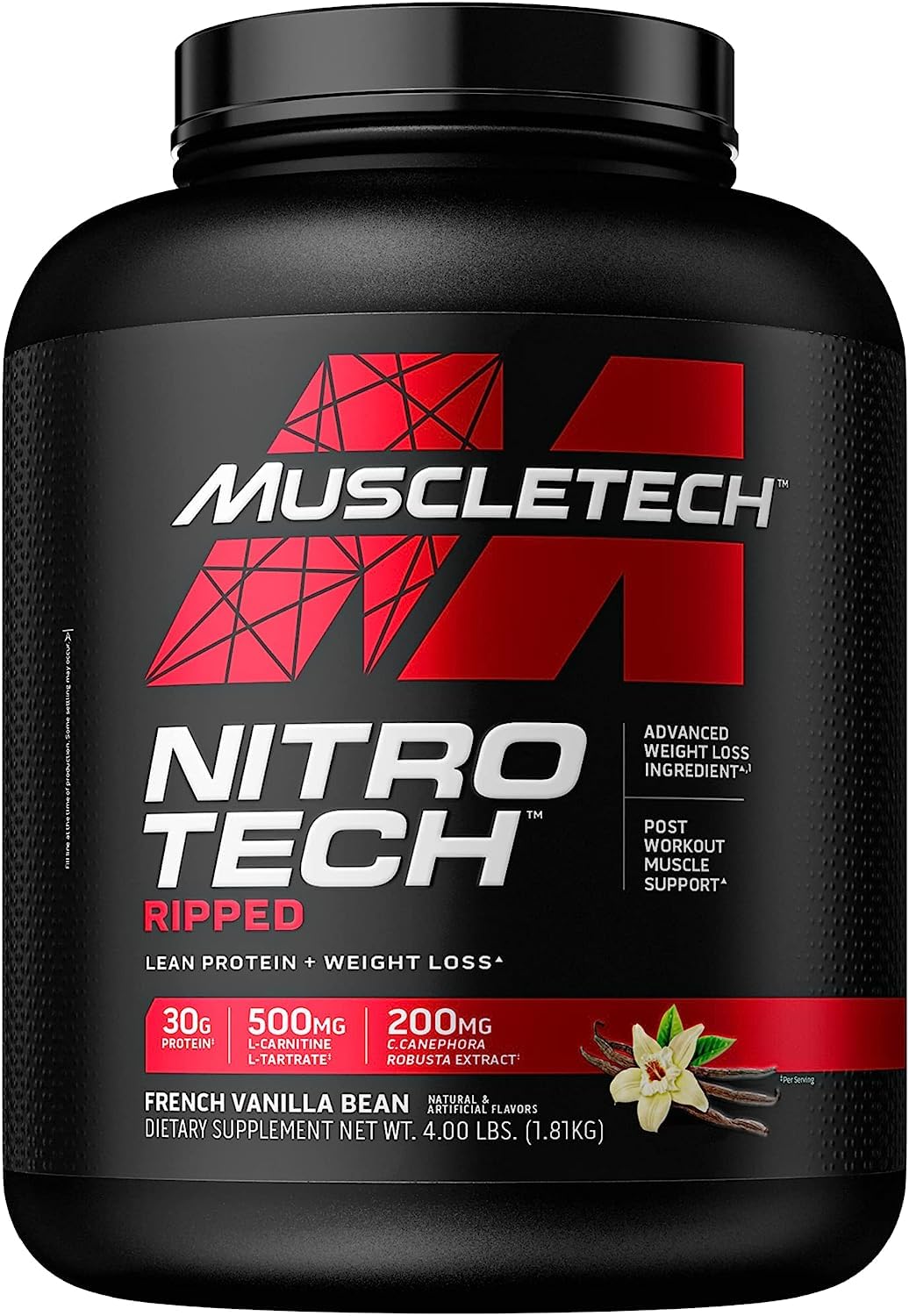 MuscleTech Nitro-Tech Ripped | Lean Whey Protein Powder/Isolate & Platinum Multivitamin MuscleTechUS supplements