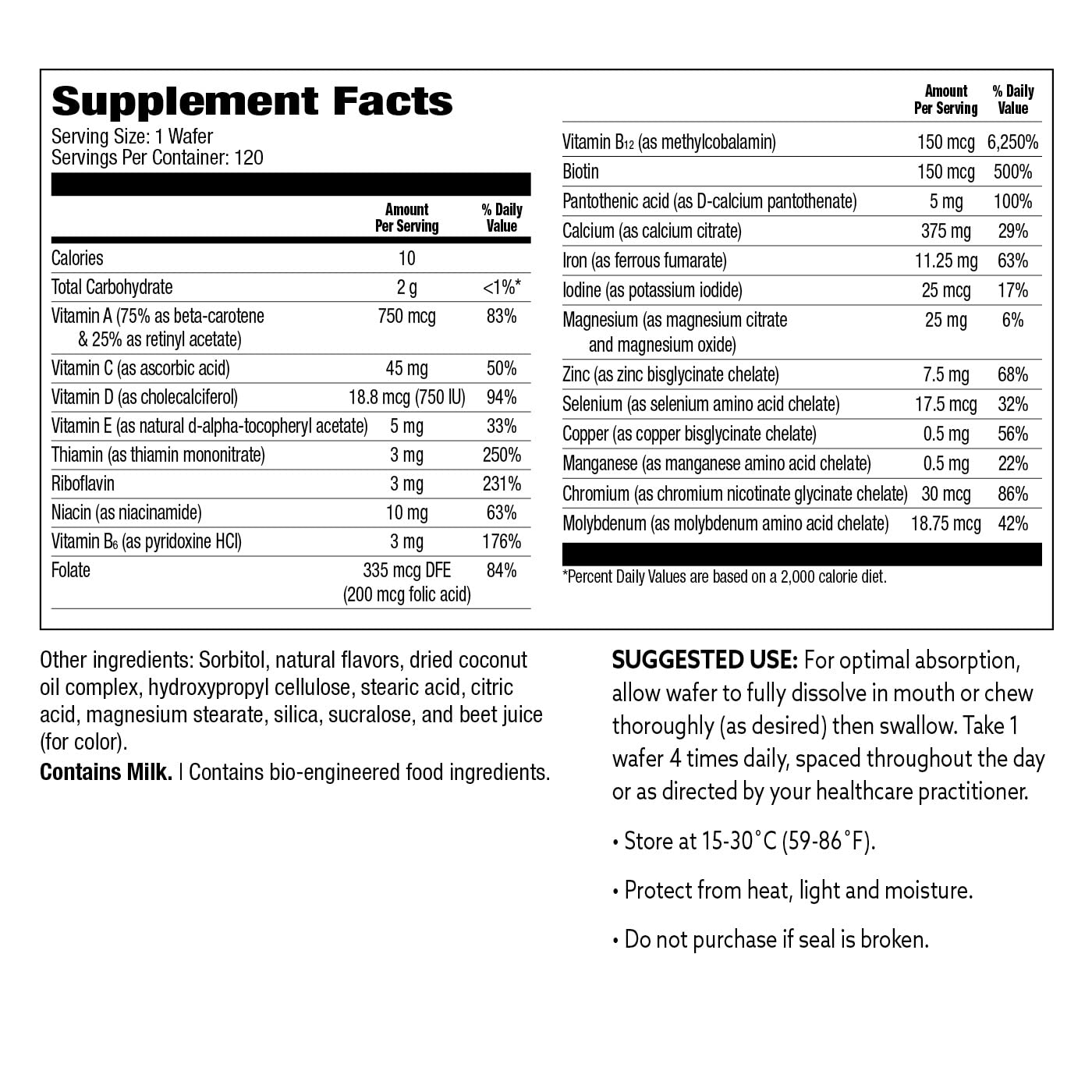 Bariatric Choice All-in-One Chewable Bariatric MultiVitamin with Iron & Calcium Citrate, Very Berry (120ct) Bariatric ChoiceUS supplements