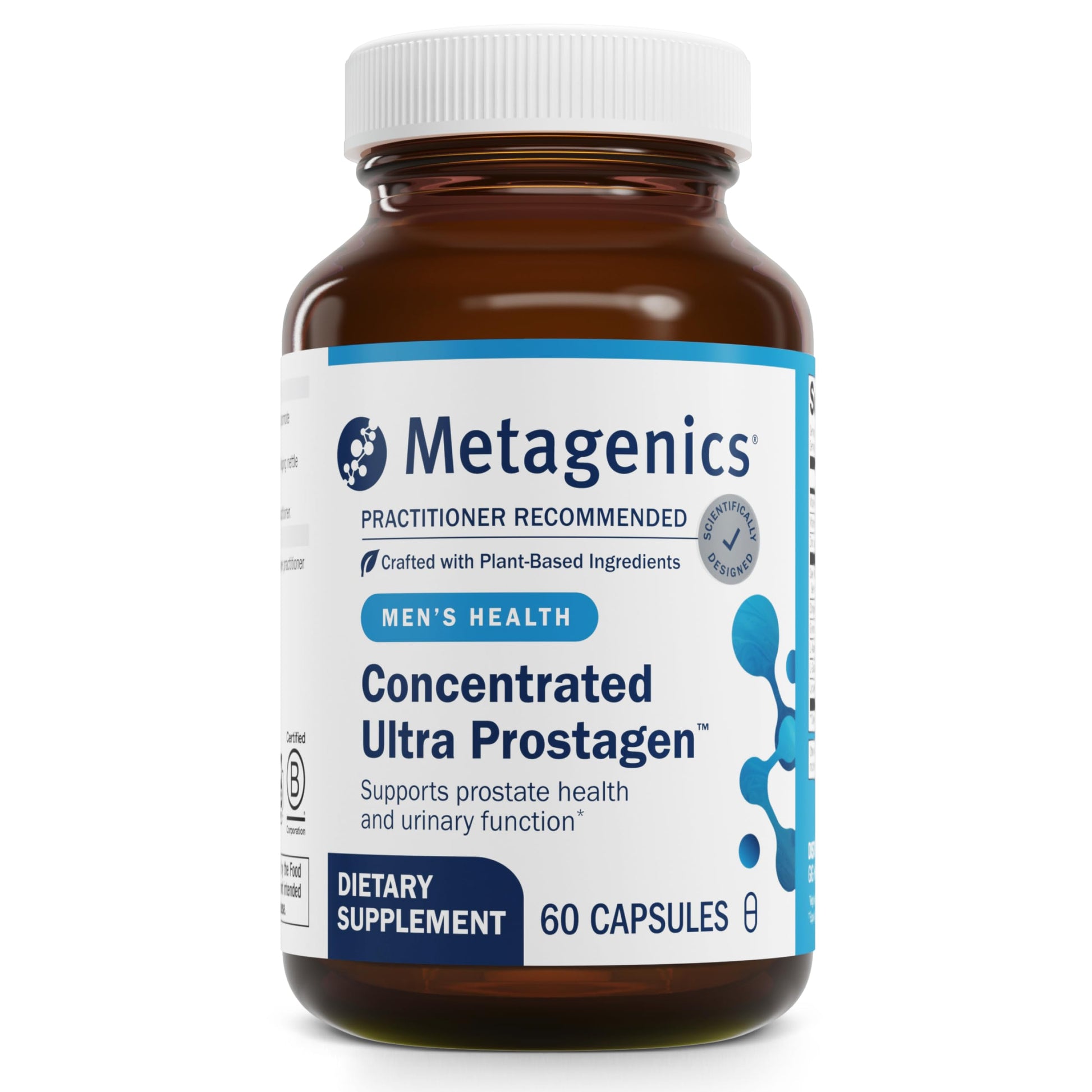 Metagenics Concentrated Ultra Prostagen - Prostate & Urinary Health with Saw Palmetto, Stinging Nettle, Lycopene & Zinc - Supports Hormonal Balance & Immune Health* - Non-GMO- 60 Capsules MetagenicsAu supplements