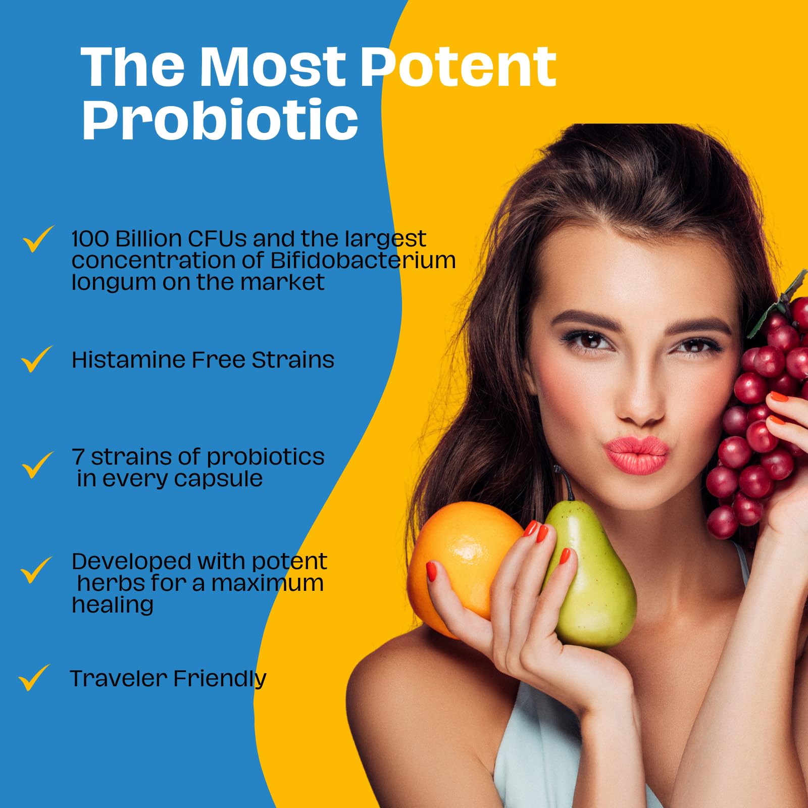 The Gut Institute Bifido Maximus Ultra High Potency Probiotics for Women and Men - Bifidobacterium longum 100 Billion CFUs - 28 ct - 7 Strains - No Histamines - No Refrigeration Needed - Made in USA The Gut InstituteAu supplements