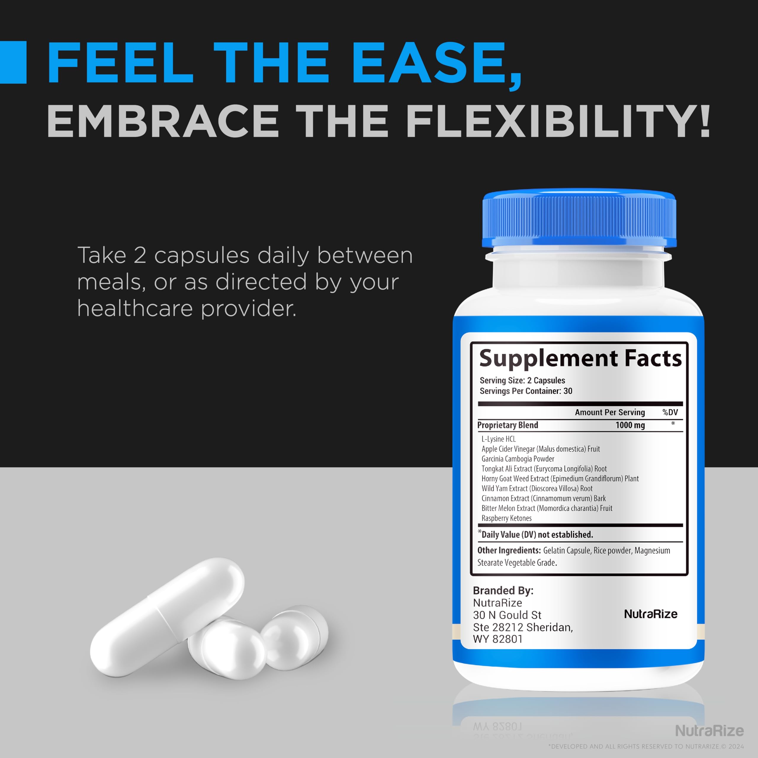 NutraRize (2 Pack) Flexopril Ultra Capsules, Official Flexopril for Joint Support, All-Natural Formula to Fortify Bones and Bolster Flexibility, Premium FlexoprilUltra Pills Review (120 Capsules) NutraRizeAu supplements