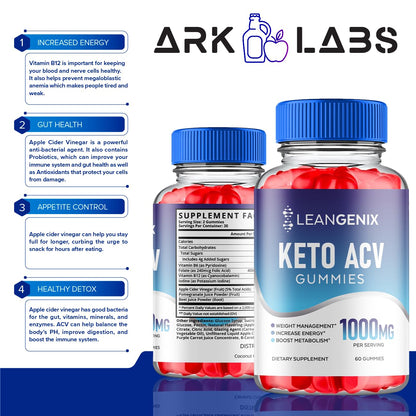 Leangenix Keto ACV Gummies, Leangenix Keto ACV Gummies Advanced Weight Loss 1000MG Ark LabsUS supplements