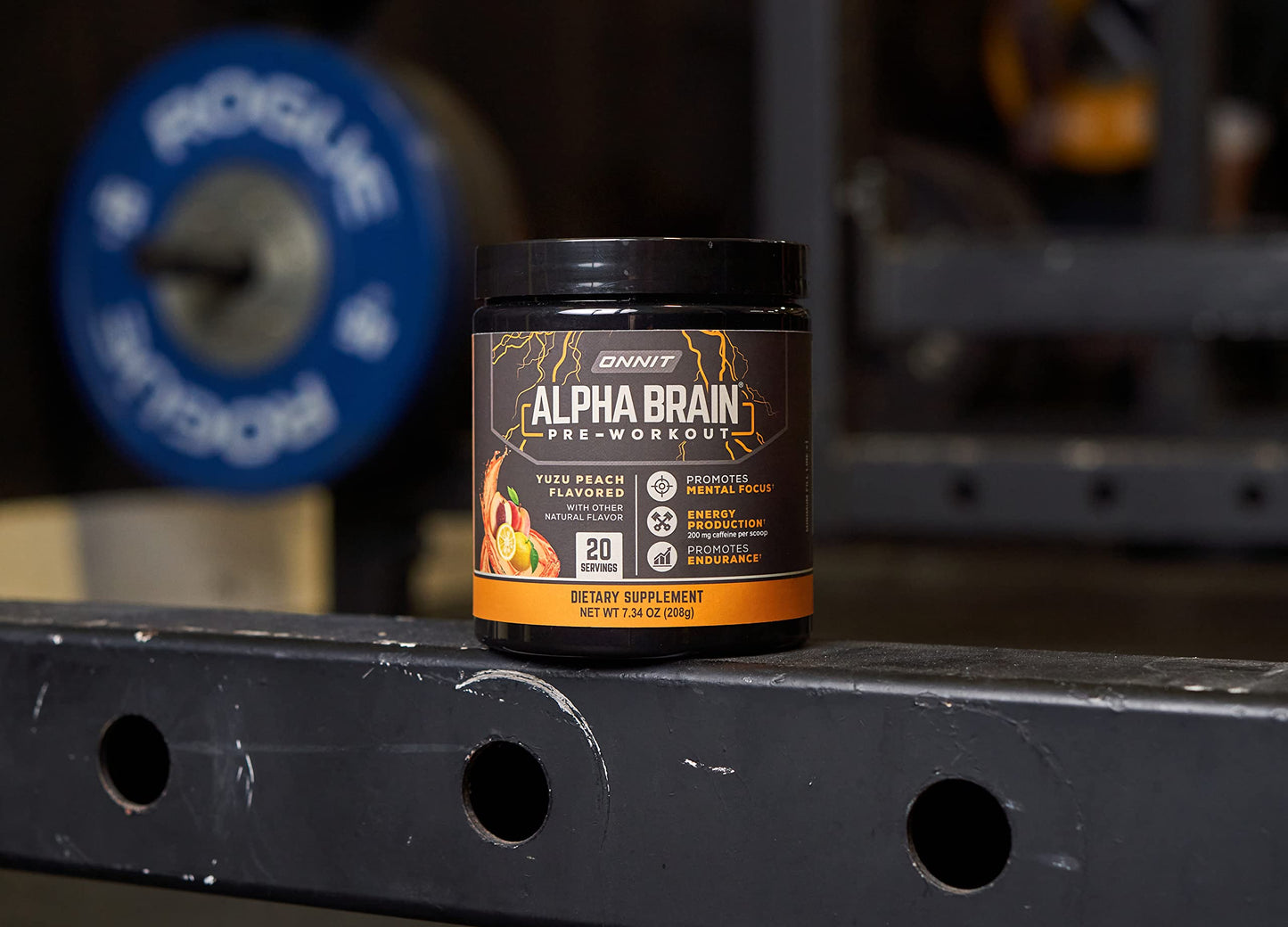 ONNIT Alpha Brain Pre-Workout - Yuzu Peach (20 Serving Tub) ONNITUS supplements
