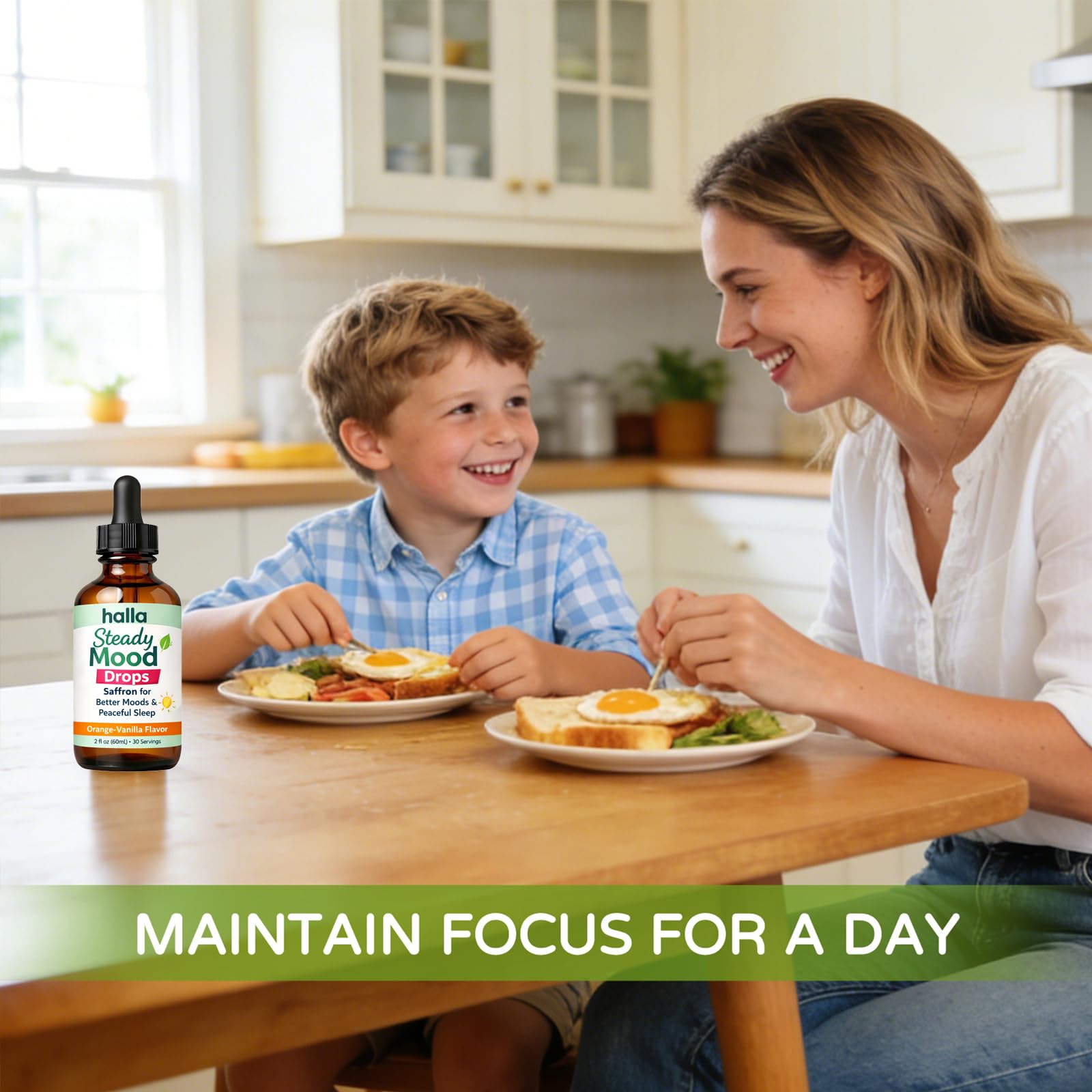 ReviveNerve Halla Steady Mood Drops, with Pine Bark Extract, Orange-Vanilla Flavor - Promotes Mood, Focus, Attention & Sleep Support - Liquid Drops(1pcs) ReviveNerveAu supplements