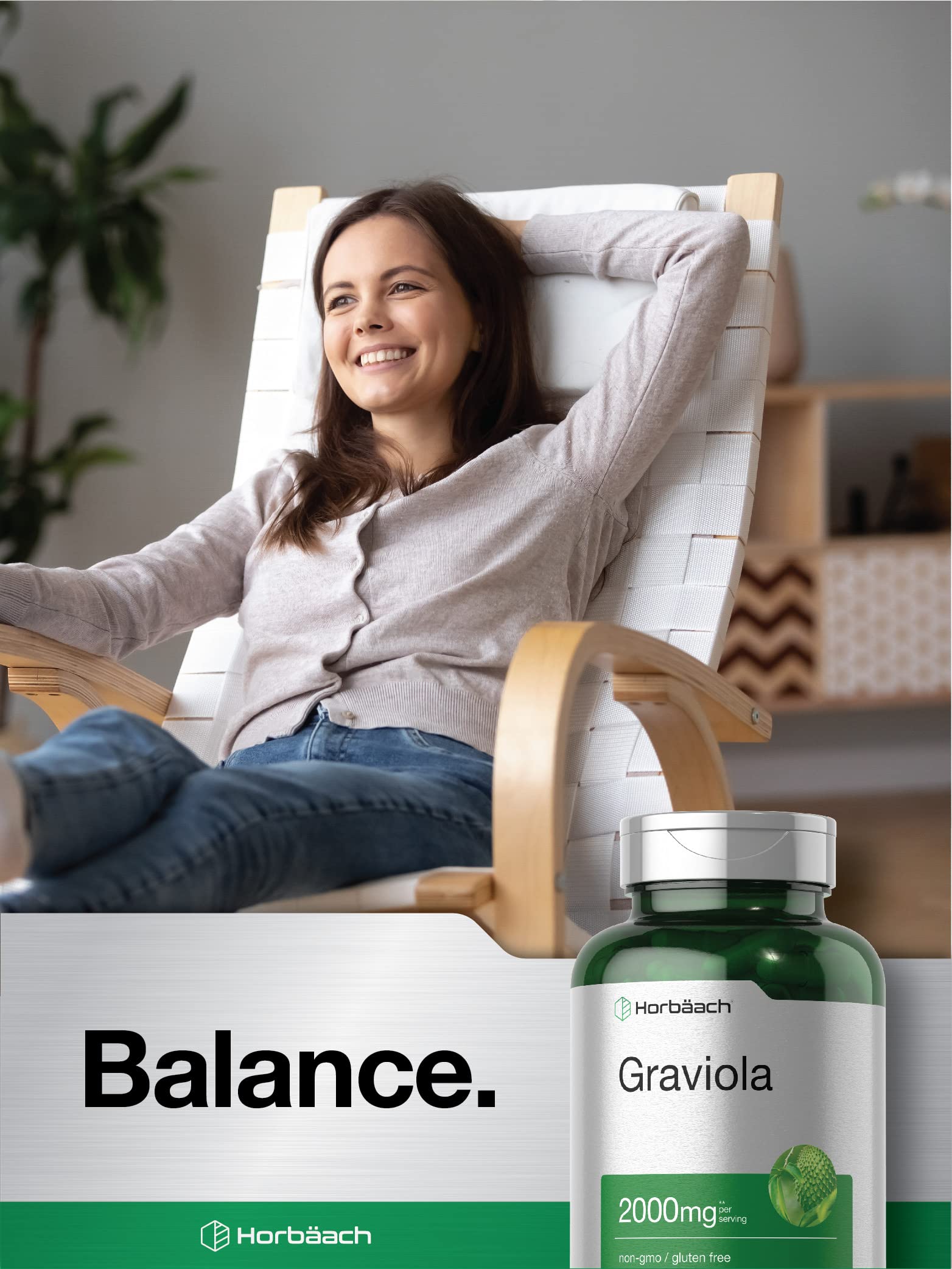 Graviola Extract 2000 mg 120 Capsules With Graviola Proprietary Blend Ingredient HorbäachAu supplements
