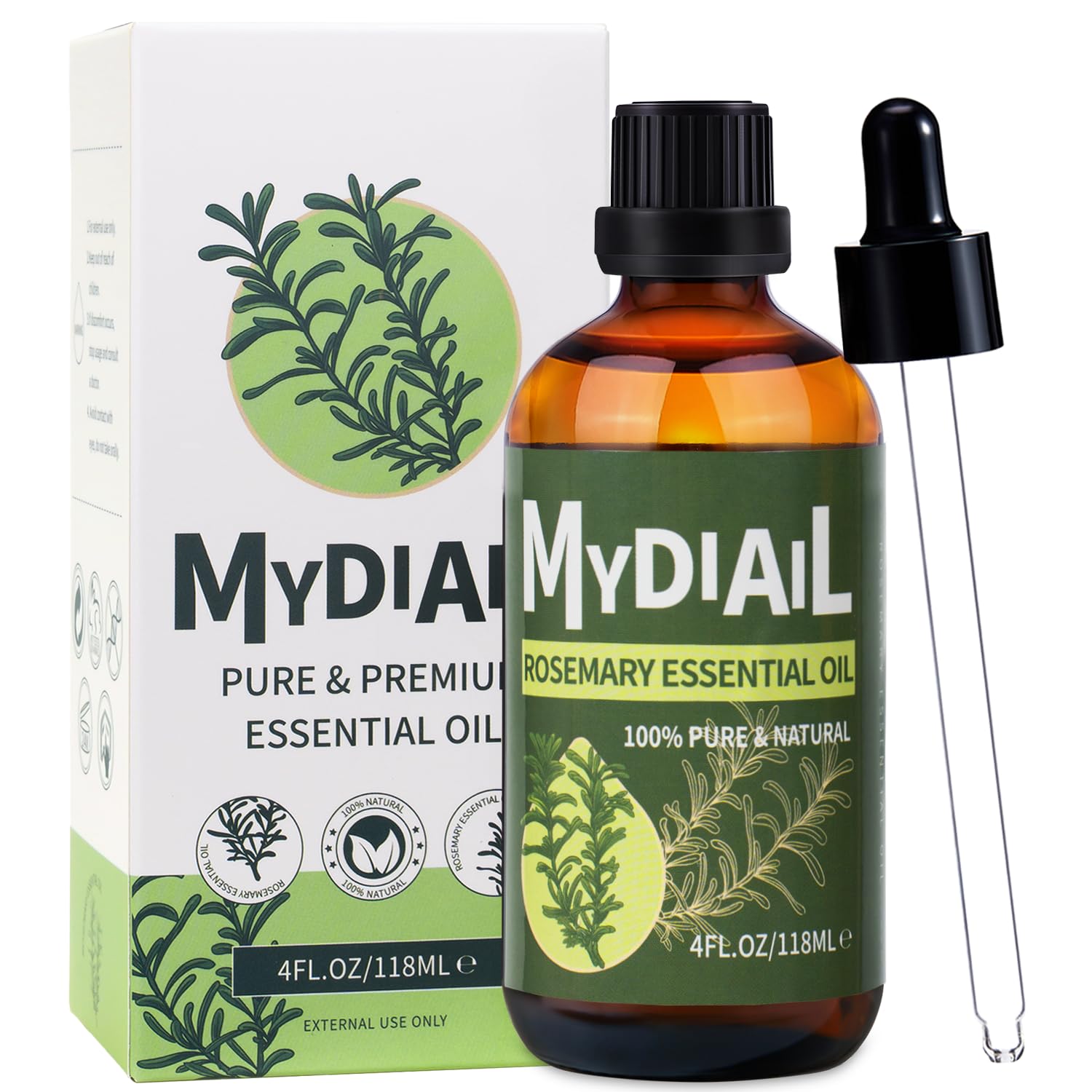 MYDIAIL Rosemary Essential Oil 4oz Pure Rosemary Oil 100% Natural Premium Essential Oil MYDIAILAu supplements