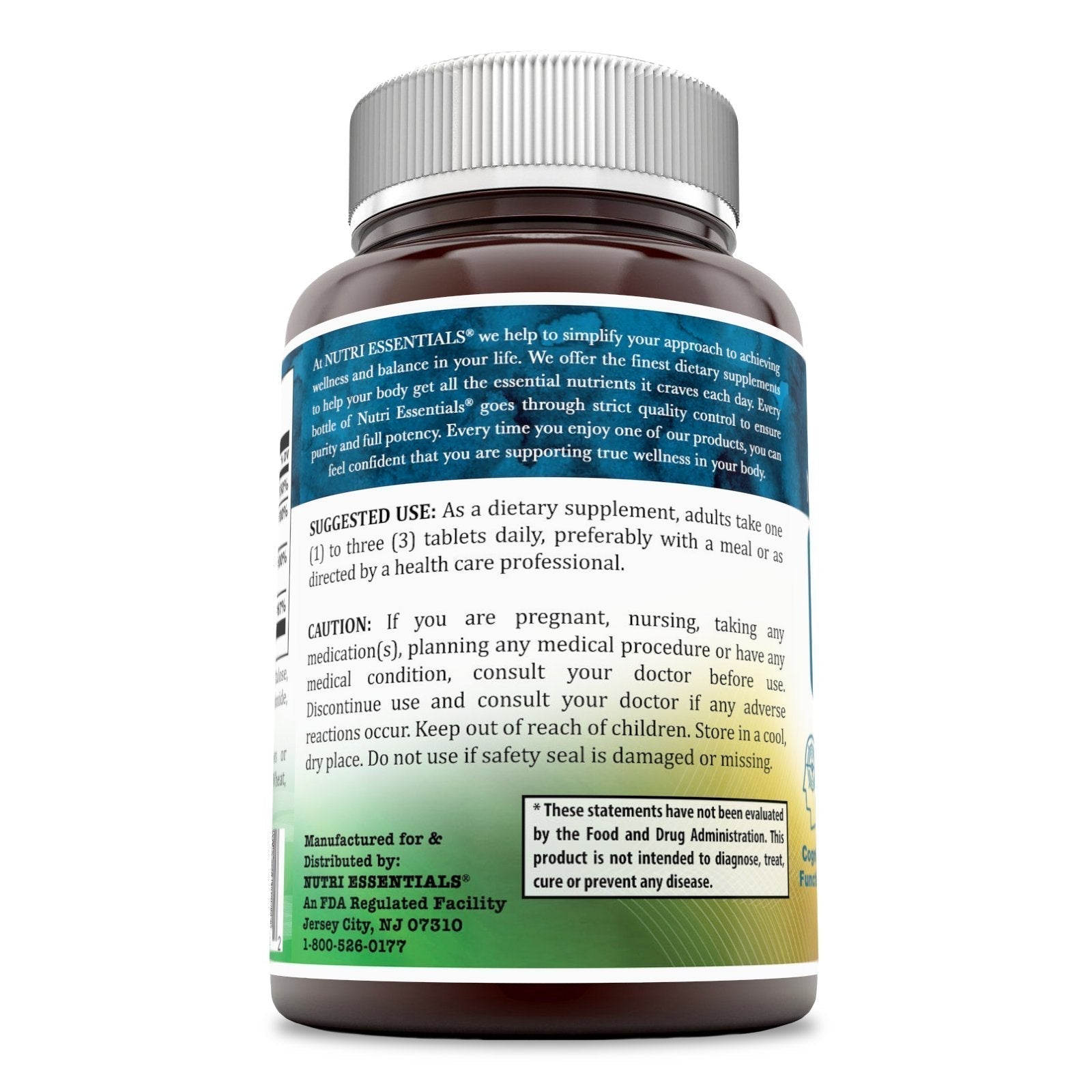 Nutri Essentials Calcium Magnesium Zinc + Vitamin D3 Tablets- Promotes Strong Bones & Teeth, Support Nerve & Muscle Function* (300 Count) Nutri EssentialsAu supplements