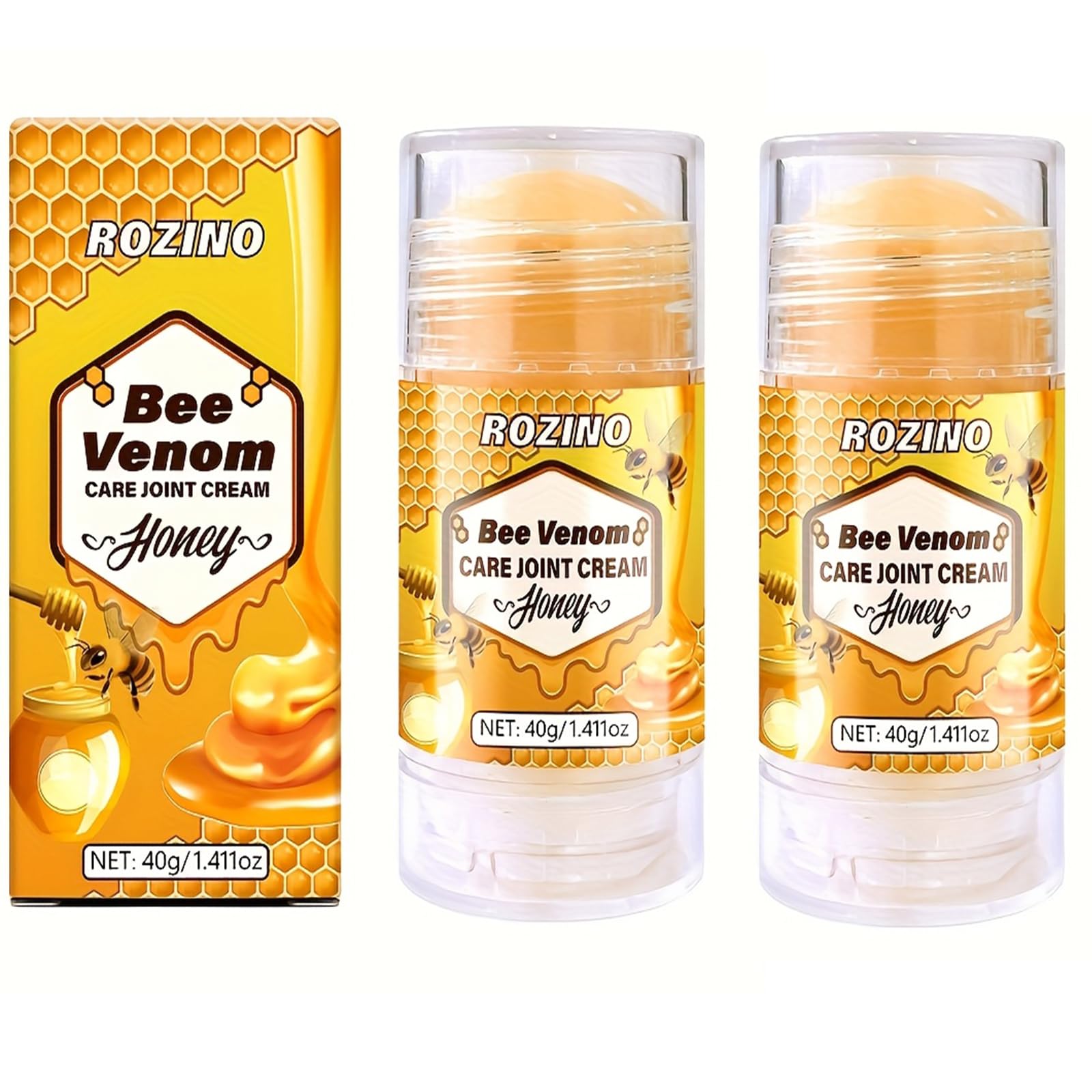 xiaoks 2PACK Bee Venom Care Joint Cream with Honey, 40g (1.411oz) - Natural Formula for Joint Comfort, Easy Application, Lightweight & Non - Greasy, Supports Joints with Daily Wear and Tear (2) xiaoksAu supplements