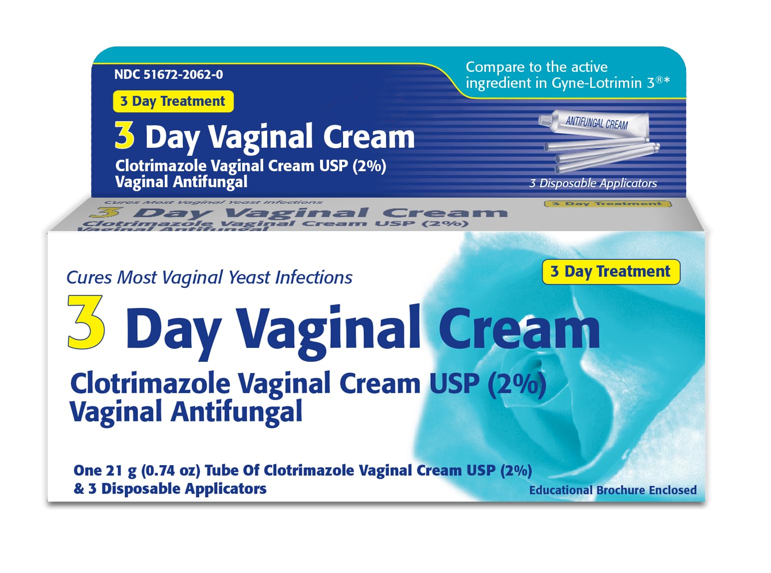 Clotrimazole 3 -Day Vaginal Cream - 0.74 Oz (PACK OF 3) ClotrimazoleAu supplements