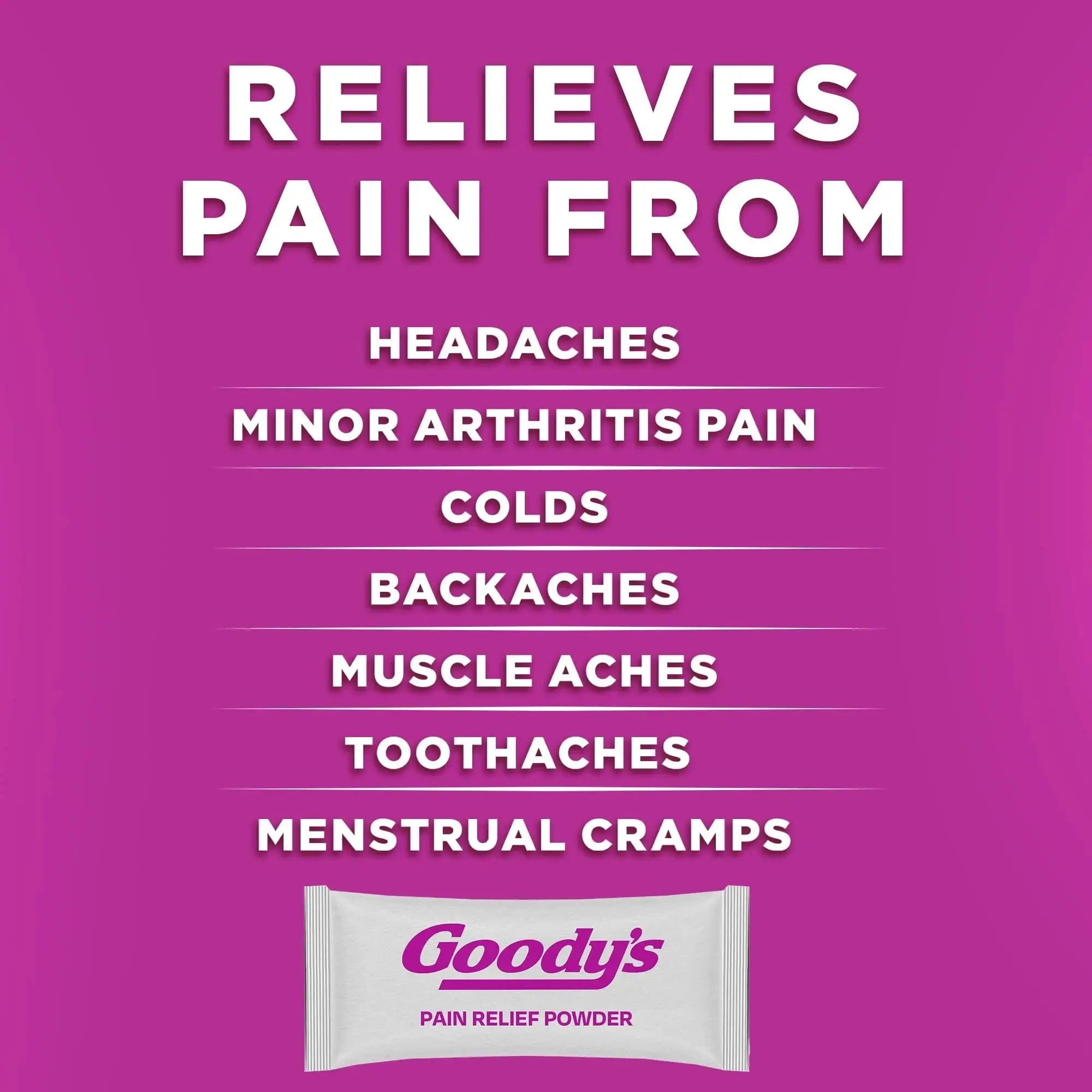 Goody's Pain Relief Powders, Extra Strength Headache Powder Mixed Fruit Blast, 24 ct (Pack of 1) Goody'sAu supplements