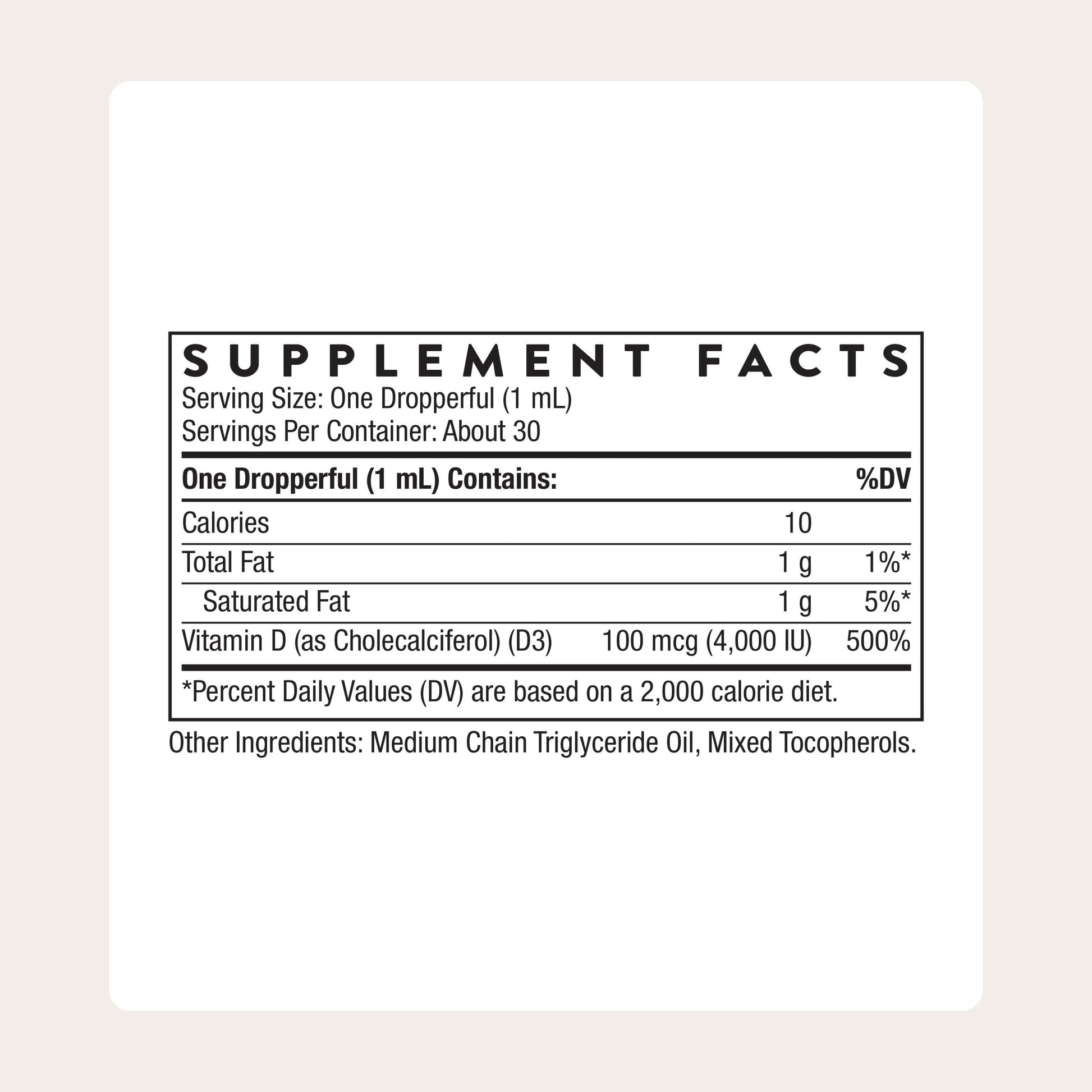 THORNE - Vitamin D3 with a Metered Dispenser - Liquid Vitamin D Vegan Supplement - Supports Healthy Bones, Teeth, Muscles, Cardiovascular & Immune Function* - 4,000 IU - 1 Fl Oz (30 mL) - 30 Servings THORNEAu supplements