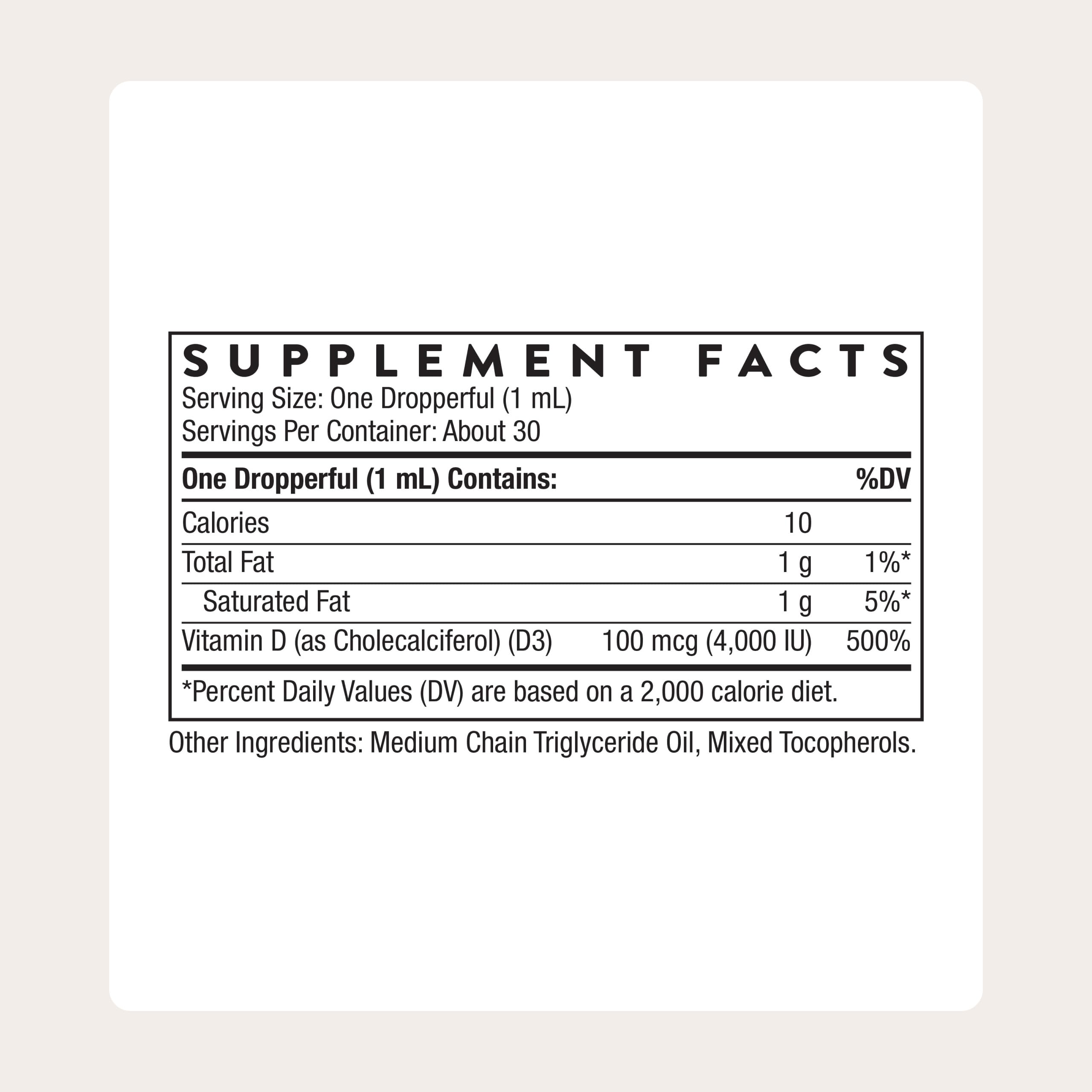 THORNE - Vitamin D3 with a Metered Dispenser - Liquid Vitamin D Vegan Supplement - Supports Healthy Bones, Teeth, Muscles, Cardiovascular & Immune Function* - 4,000 IU - 1 Fl Oz (30 mL) - 30 Servings THORNEAu supplements