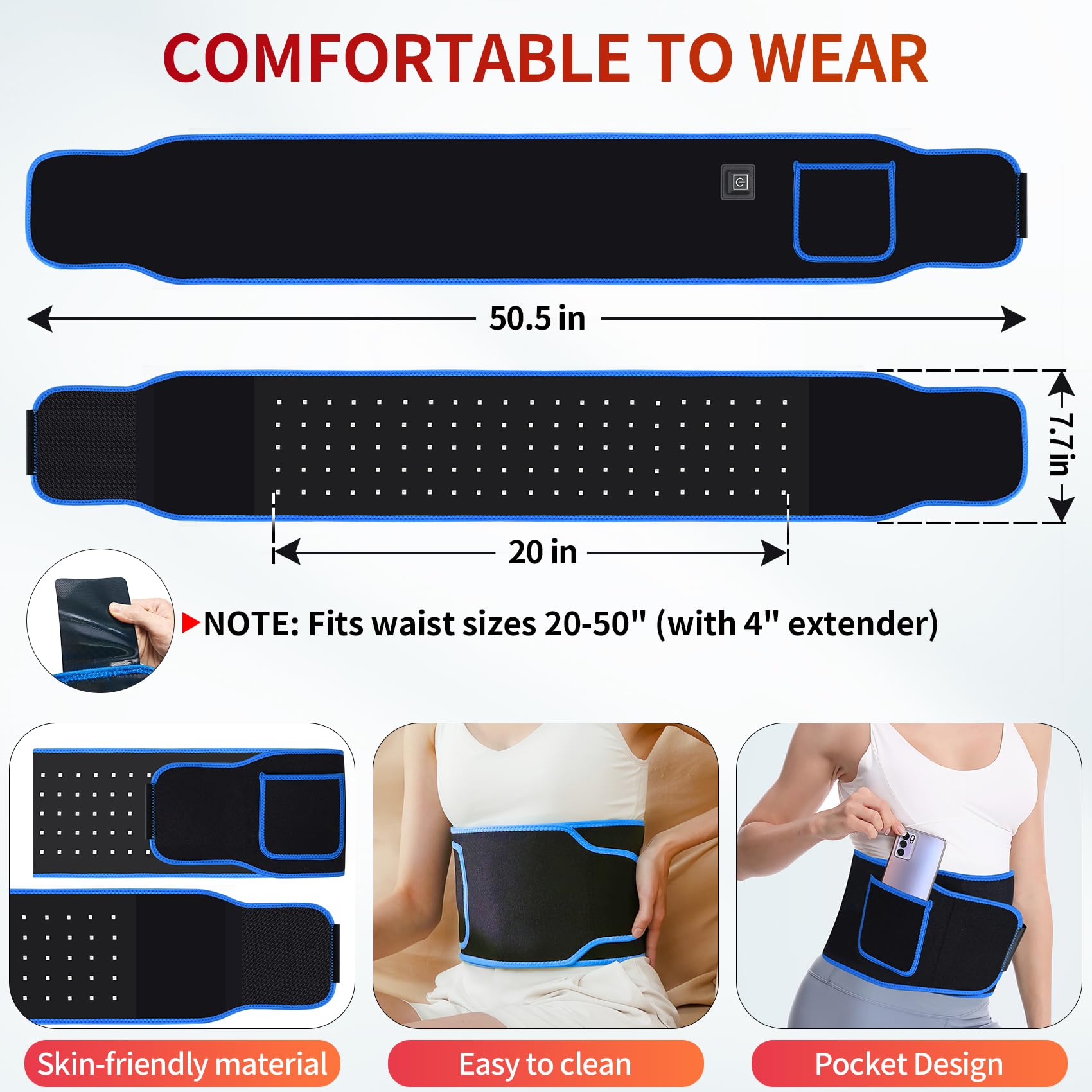 Red Light Therapy Belt, Infrared Light Therapy Red Light Therapy Device, Infrared Light Therapy Wrap LoqumloiAu supplements