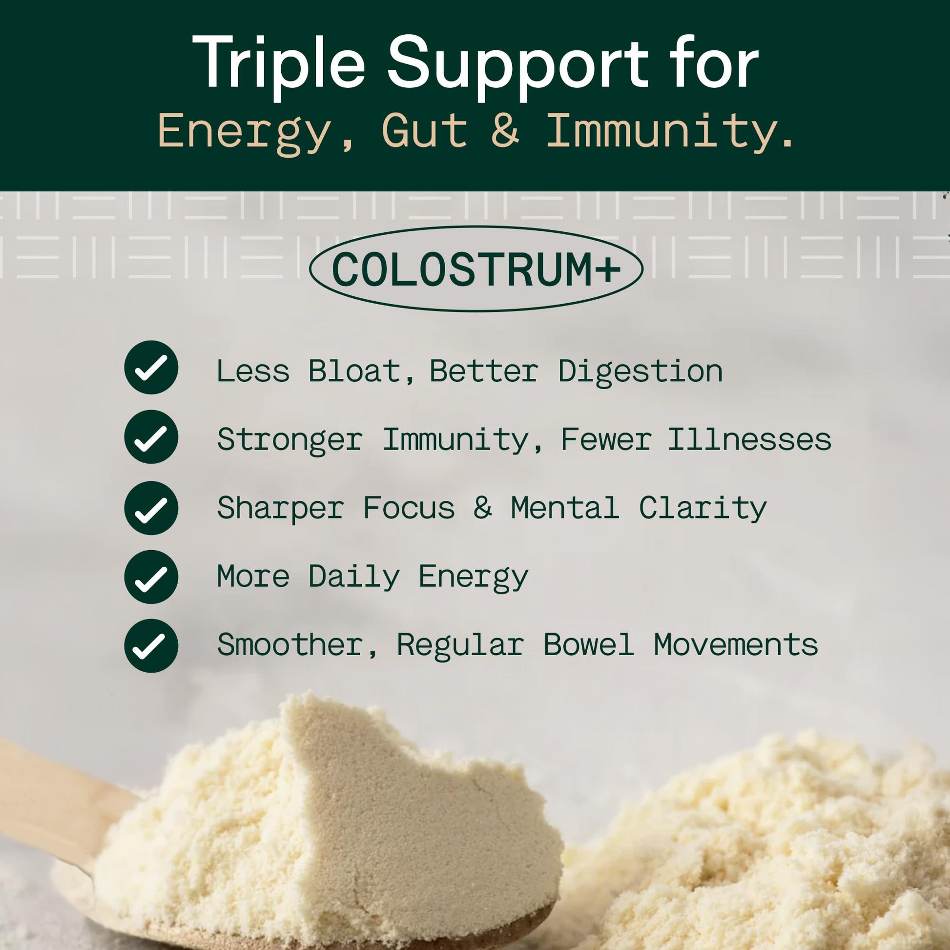 Adapt Naturals Colostrum Supplement with Lactoferrin & Beta-Glucan, Bio-Avail Grass Fed Bovine Colostrum Powder for Gut Health, Immune Support & Vitality | Non-GMO, 2500mg, Unflavored - 30 Days Supply ADAPT NATURALS BY CHRIS KRESSERAu supplements
