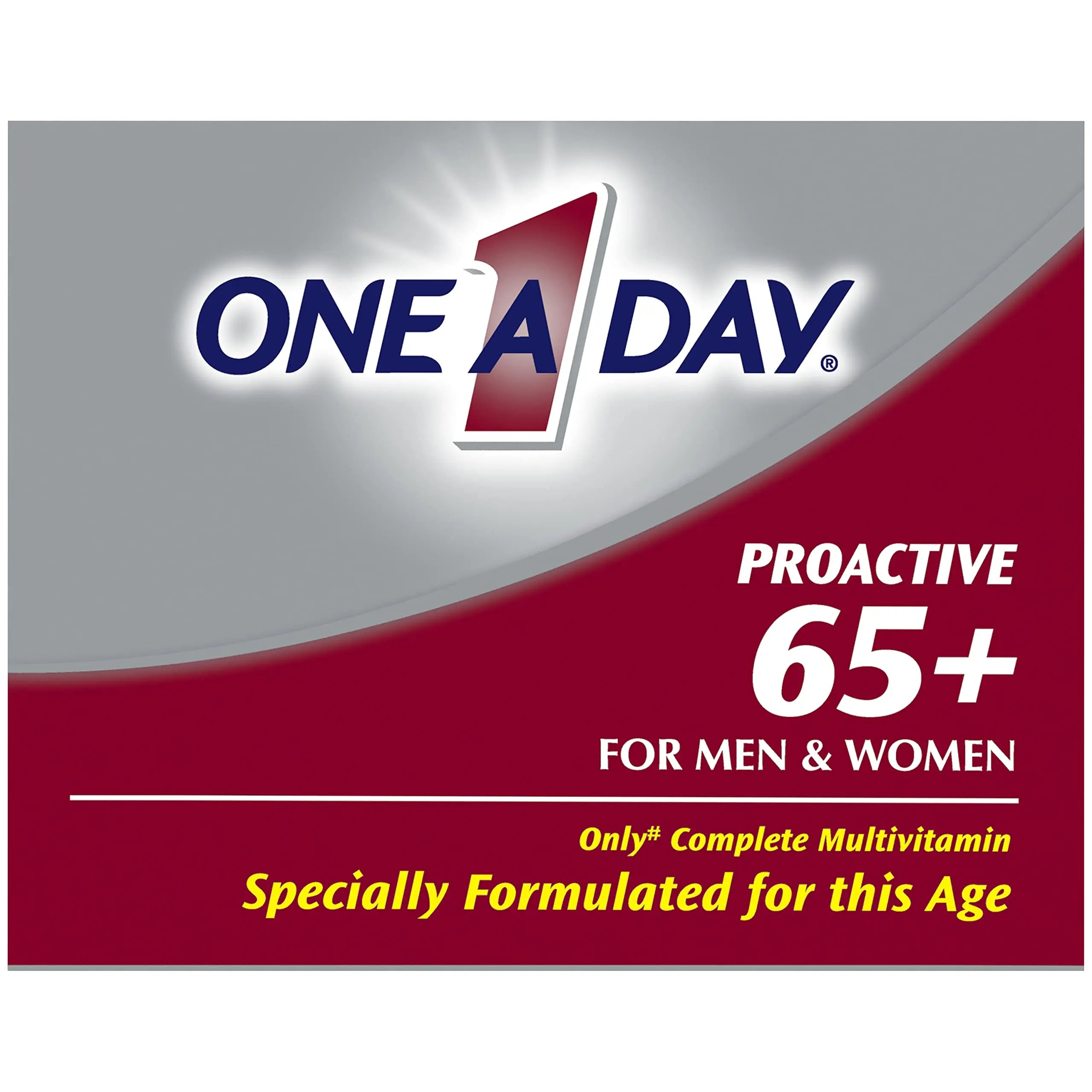 ONE A DAY Proactive 65+, Mens & Womens Multivitamin, Supplement with Vitamin A, Vitamin C, Vitamin D, and Zinc for Immune Health Support ONE A DAYAu supplements