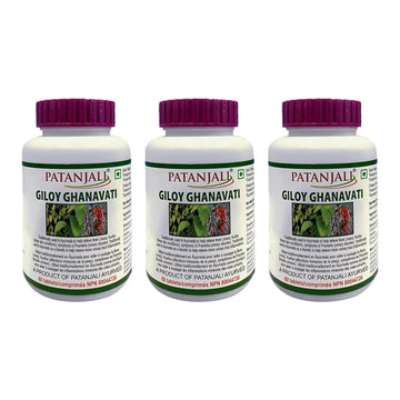 patanjali Giloy Ghanvati 60 tab Pack of 3 patanjaliAu supplements