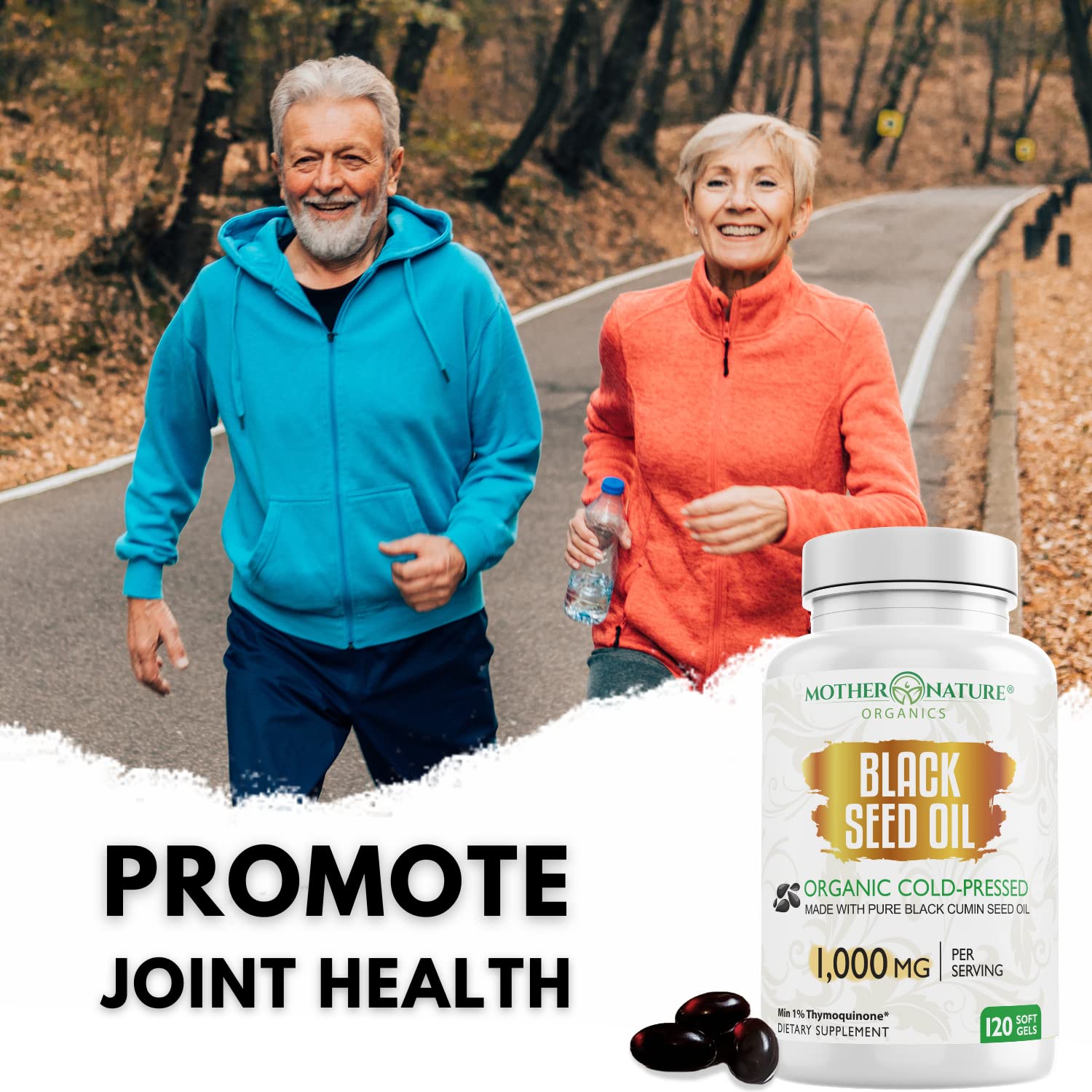 Black Seed Oil Capsules - 120 Count (Organic, Non-GMO Liquid) Premium Cold Pressed Mother Nature Organics Superfoods For Organic LivingAu supplements
