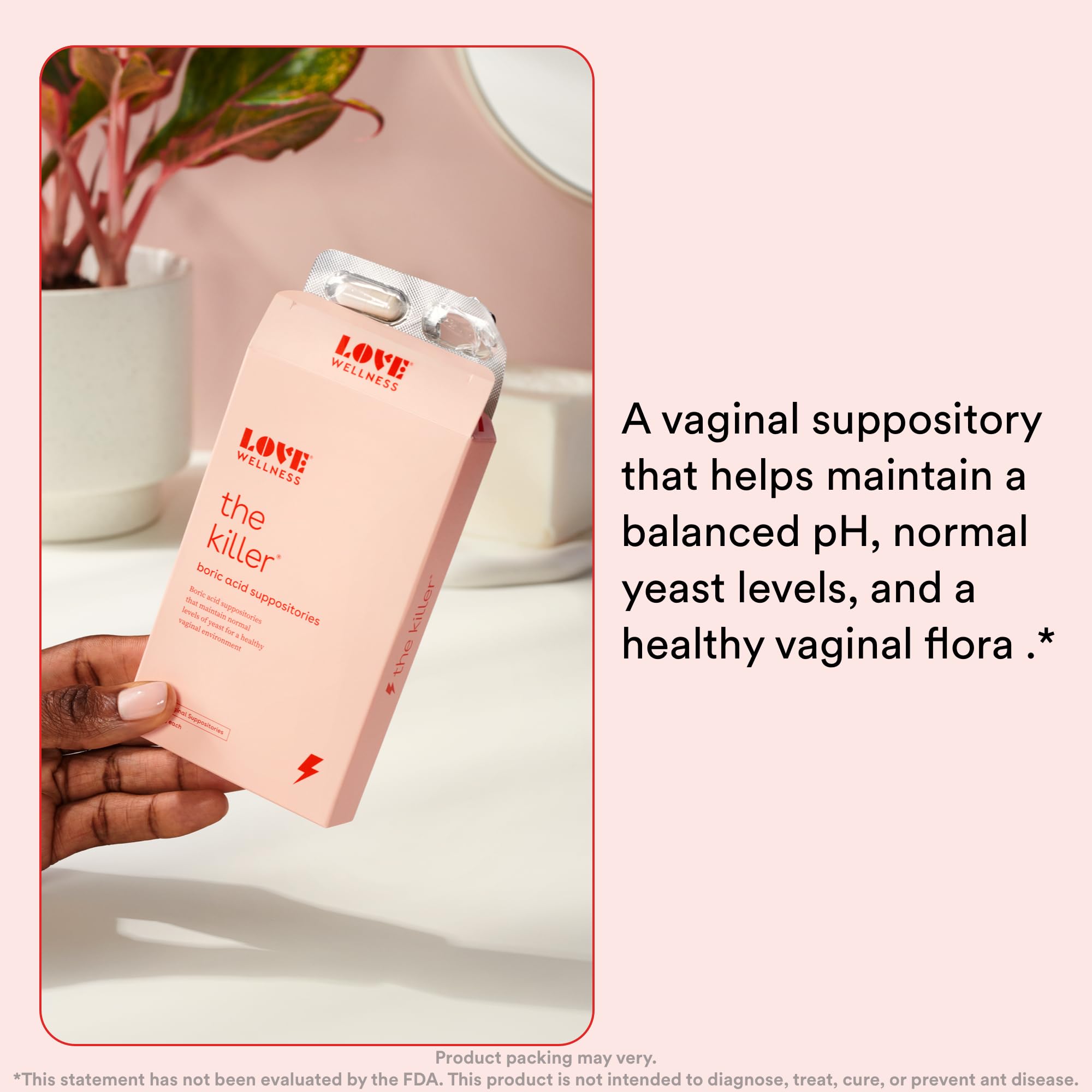 Love Wellness Good Girl Probiotics & The Killer | Vaginal pH Balance Supplement & Boric Acid Suppositories Love WellnessAu supplements