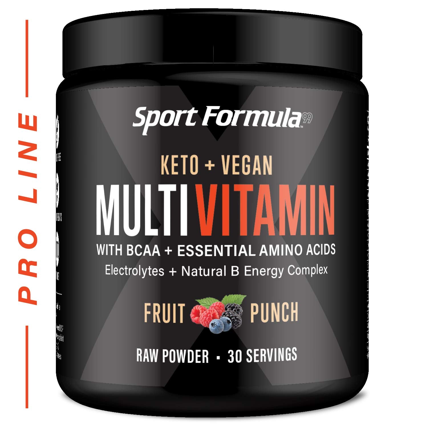 Sport Formula 99 Multivitamin Powder - Drink Mix for Men Women BCAA Amino Acids Won’t Upset Your Stomach - Keto Vegan Multivitamin Fruit Punch - Electrolytes Super B Complex Digestive Enzyme Sport Formula 99Au supplements