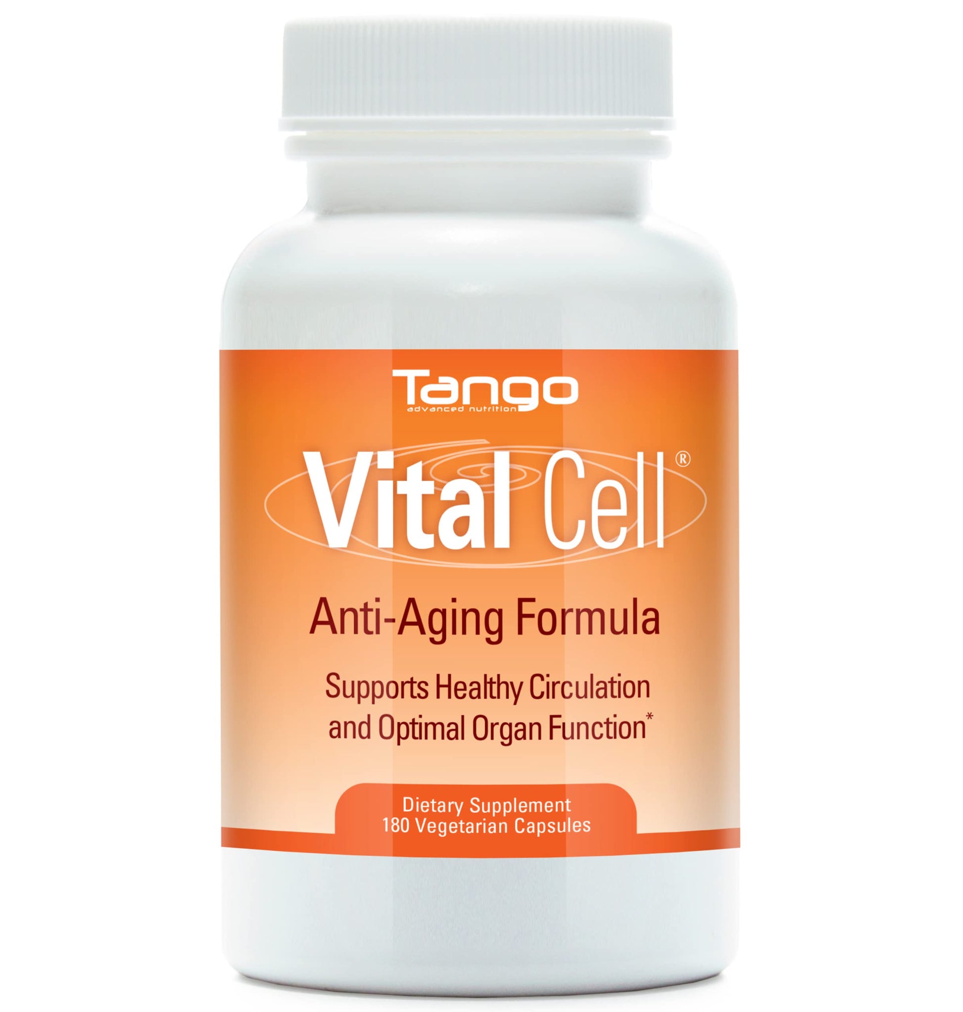 Vital Cell Natural Anti-Aging Supplement for Men and Women, Supporting Circulation and Healthy Organ Function (180 Vegetarian Capsules) TangoAu supplements