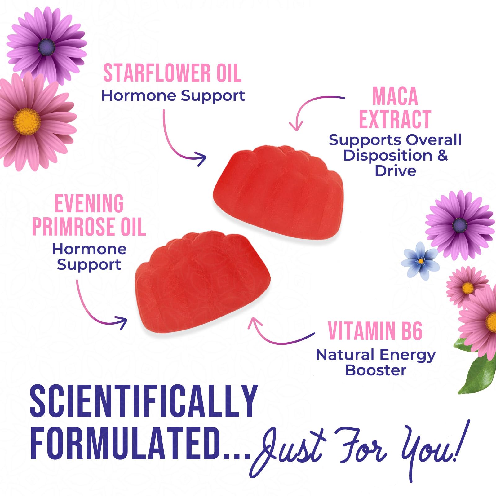 Menopause Supplement for Women - Complete Multi-Benefit Menopause Relief Gummy for Mild Hot Flashes & Night Sweats, Natural Balance & Energy Support, Menopausal Vitamins, Gluten Free - 60 Gummies Nature's GlowAu supplements