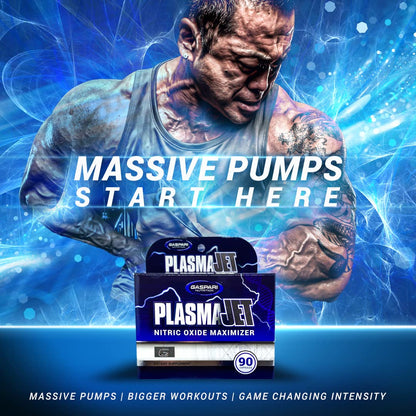 Gaspari Nutrition PlasmaJet, Legendary N.O. Nitric Oxide Maximizer, Increased Lean Mass Gaspari NutritionUS supplements