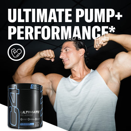 Cellucor C4 Ultimate Pre Workout Powder ICY Blue Razz - Sugar Free Preworkout CellucorUS supplements