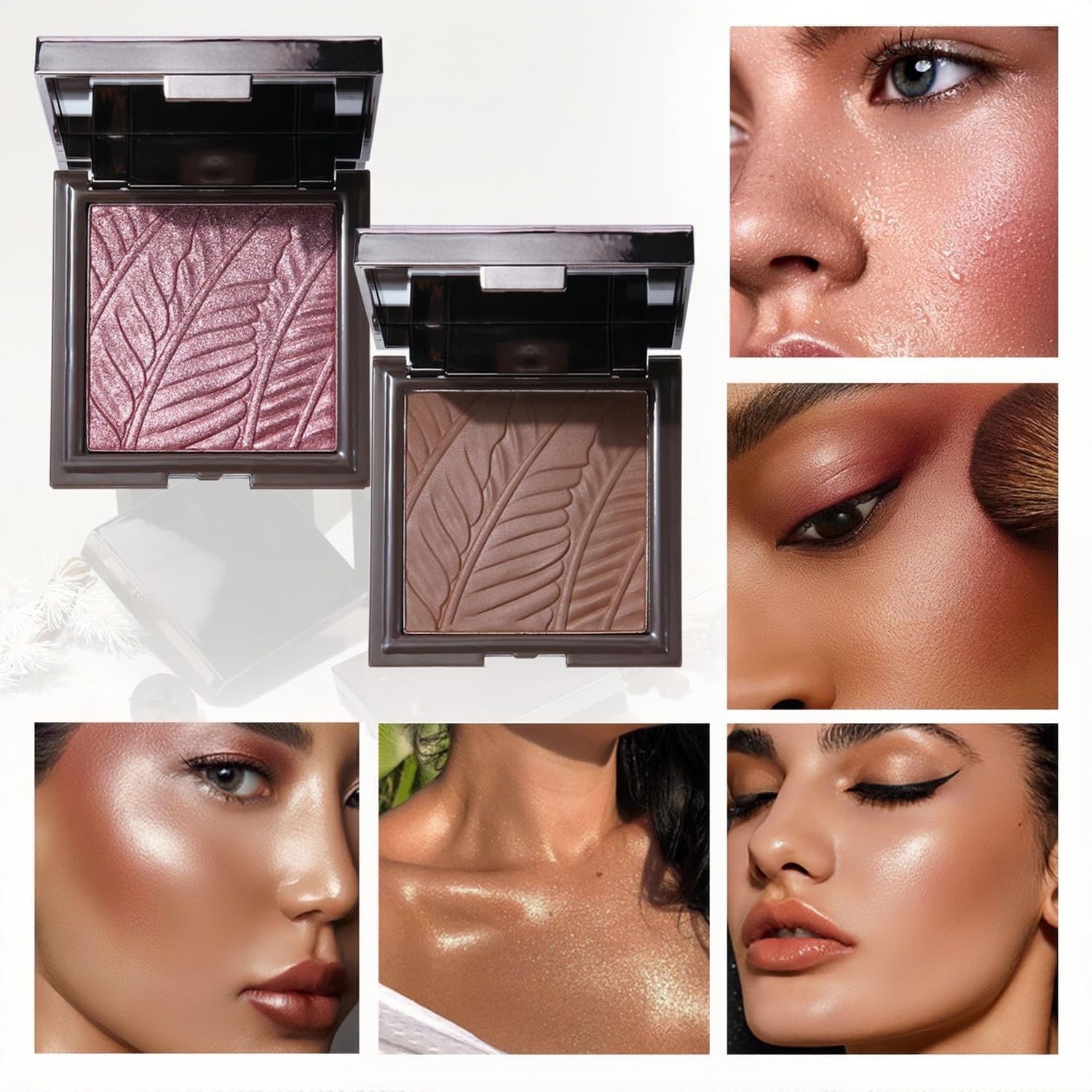 Melemando Face Sculpting Contour Palette 6 Colors Smooth Cream Matte Contour Pressed Powder Lightweight and Easy to Blend Contour Makeup (Color 02) MelemandoAu supplements