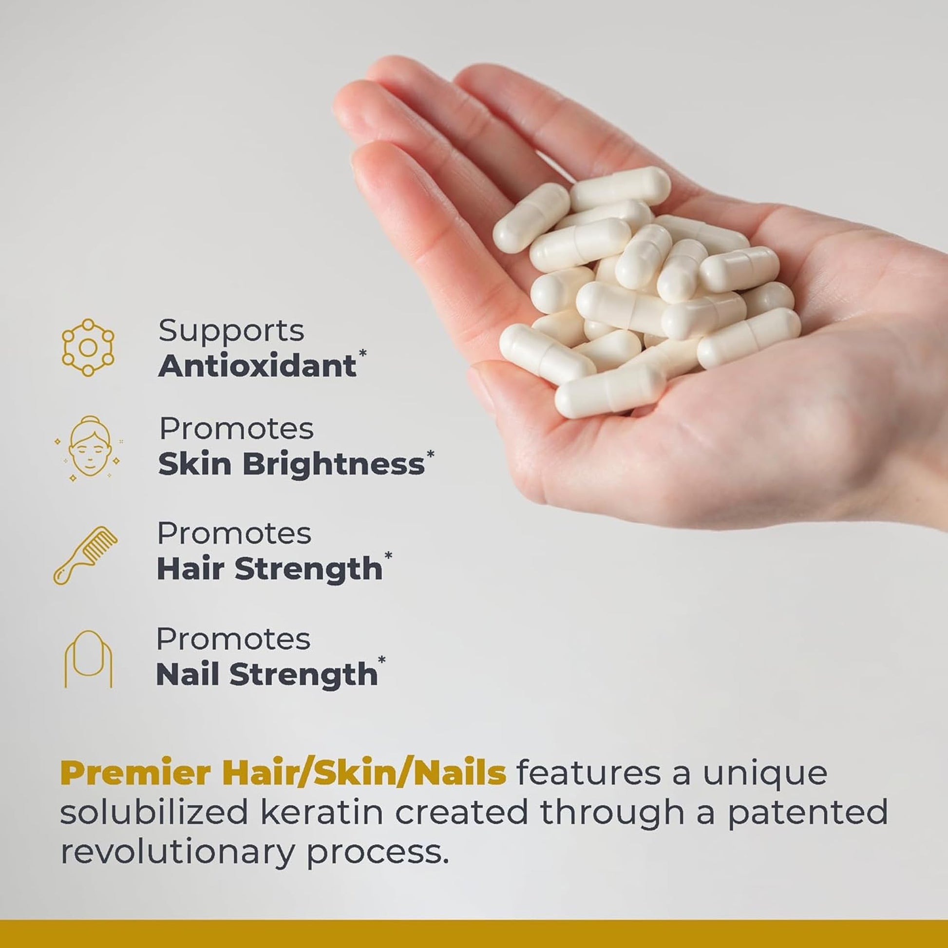 Premier Research Labs Premier Hair/Skin/Nails - Hair Growth Supplement for Women & Men with Keratin, Vitamins for Hair Growth, Beauty from Within for Hair, Skin and Nails - 60 Vegetarian Capsules Premier Research LabsAu supplements