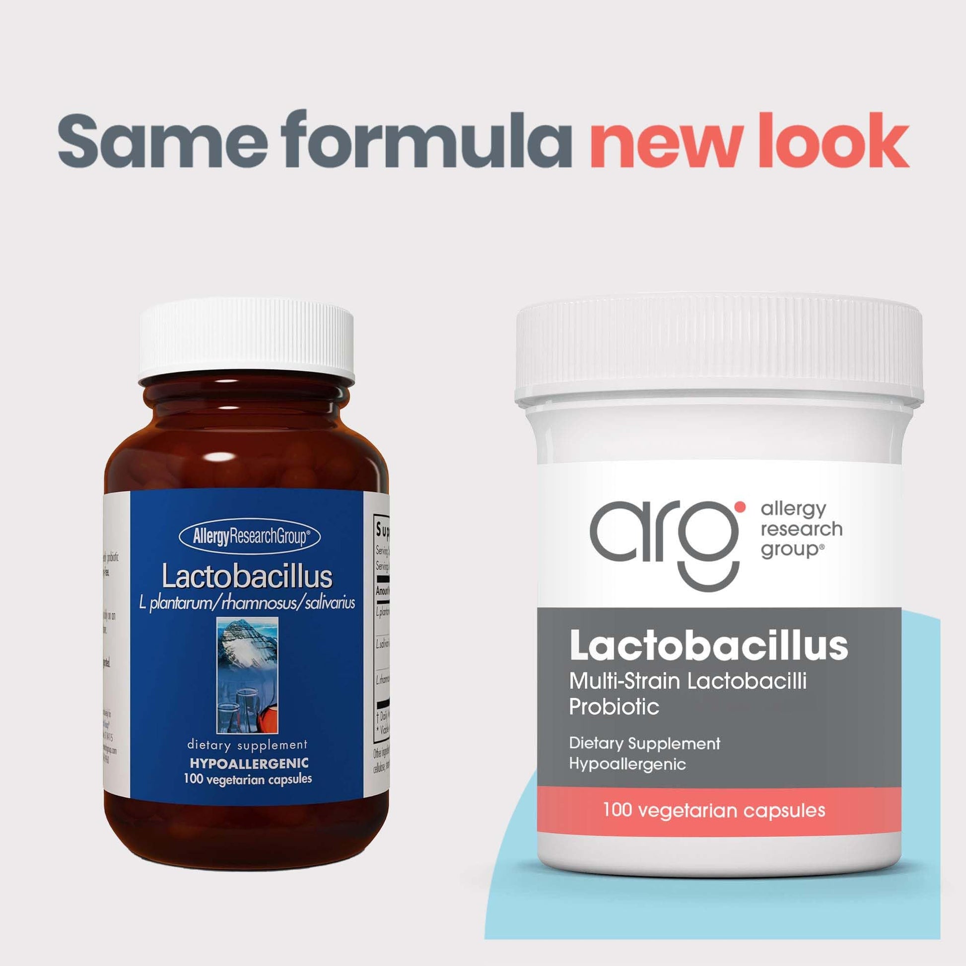 Allergy Research Group Lactobacillus Supplement - Probiotics for Men & Women, Digestive Health, Gut Health, Vegetarian Capsules - 100 Count Allergy Research GroupAu supplements