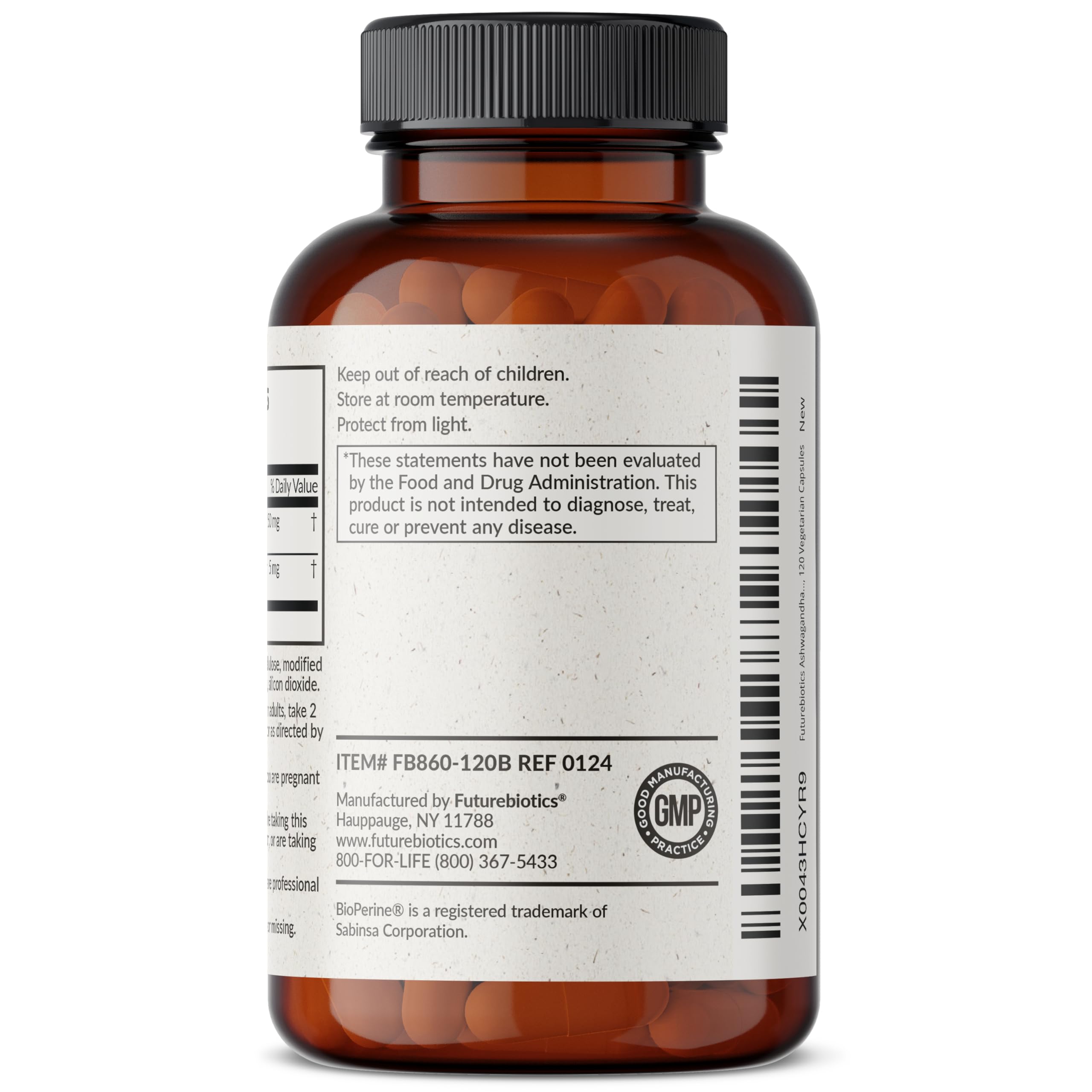 Futurebiotics Ashwagandha Extra Strength Stress & Mood Support with BioPerine FuturebioticsAu supplements
