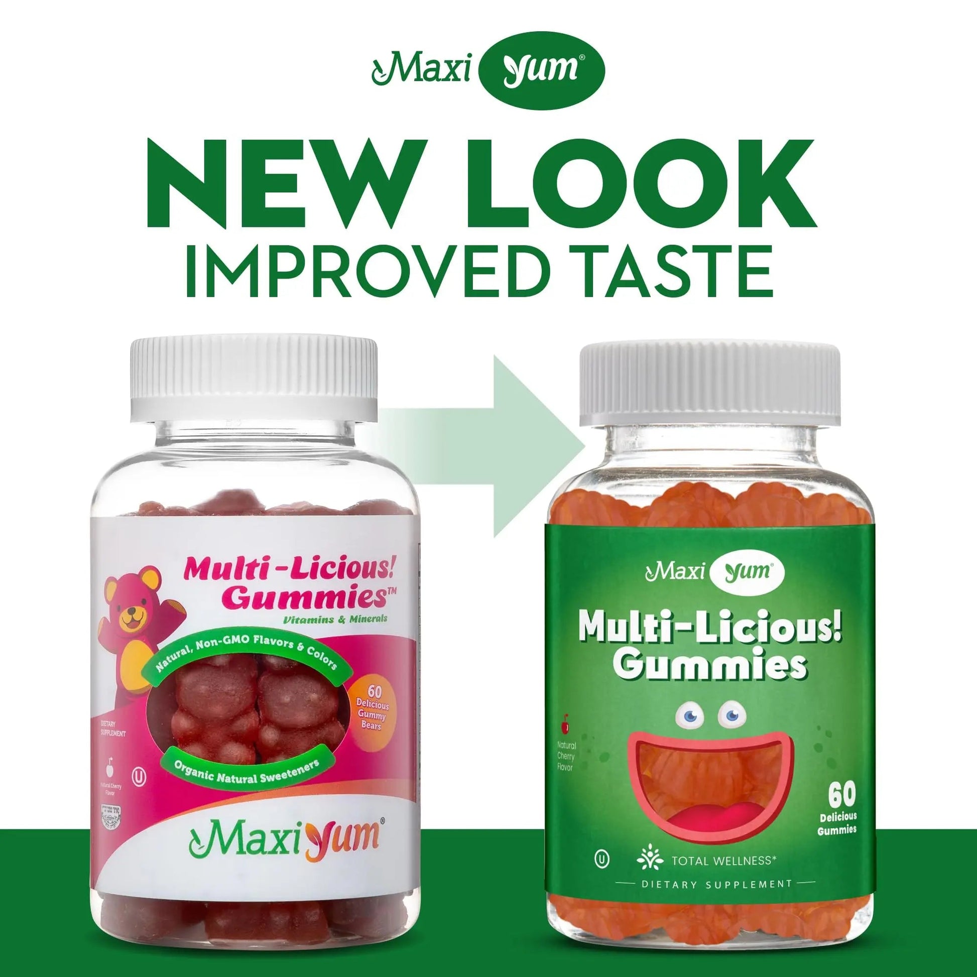 Maxi Health Multivitamin Gummies Vitamins for Adults & Kids - Cherry Flavored Gummy Multivitamins - 60 Vitamin Gummies for Women and Men Maxi HealthAu supplements