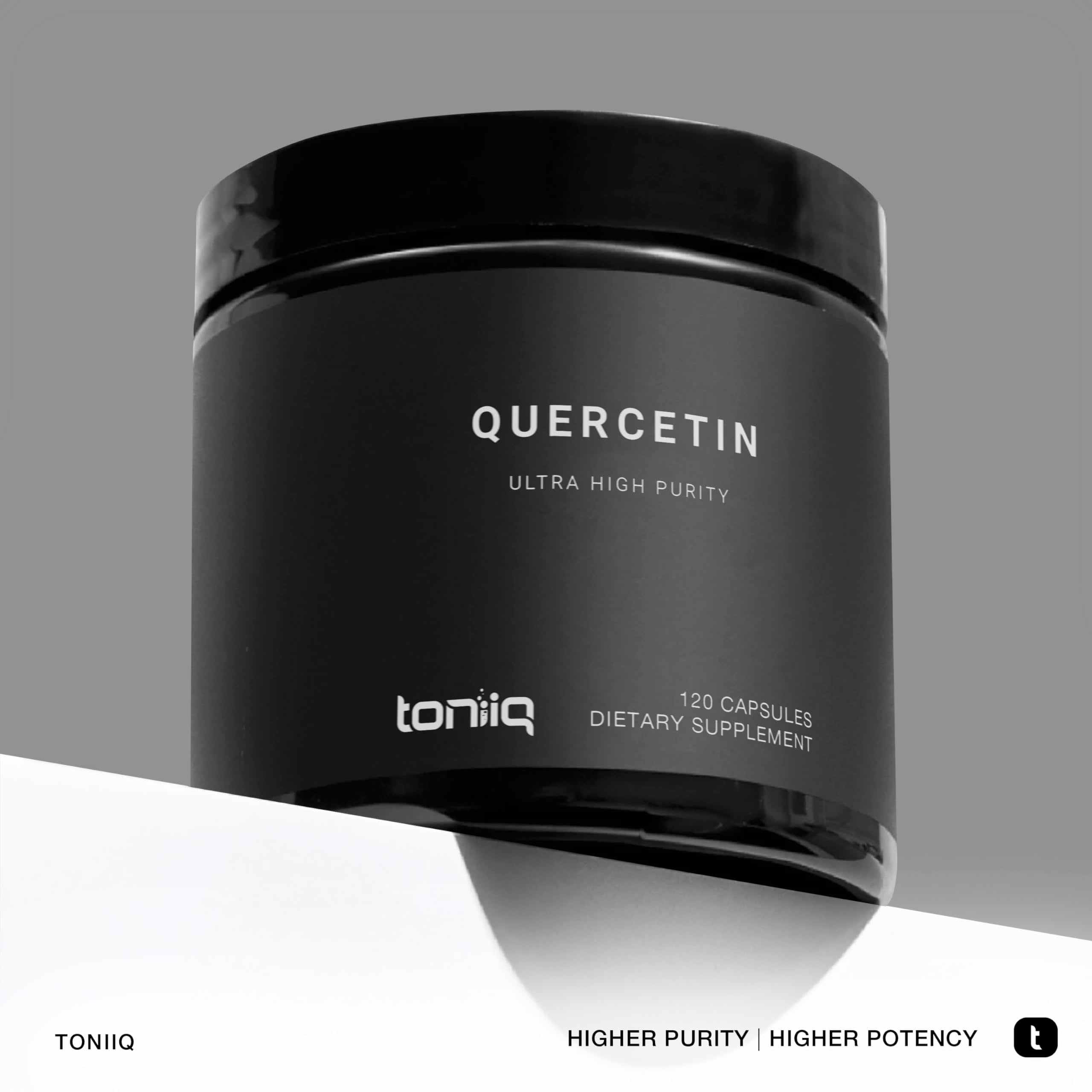 Toniiq Ultra High Purity Quercetin Capsules - 95%+ Highly Purified and Bioavailable - 1000mg Per Serving - 120 Capsules Quercetin Supplement ToniiqAu supplements