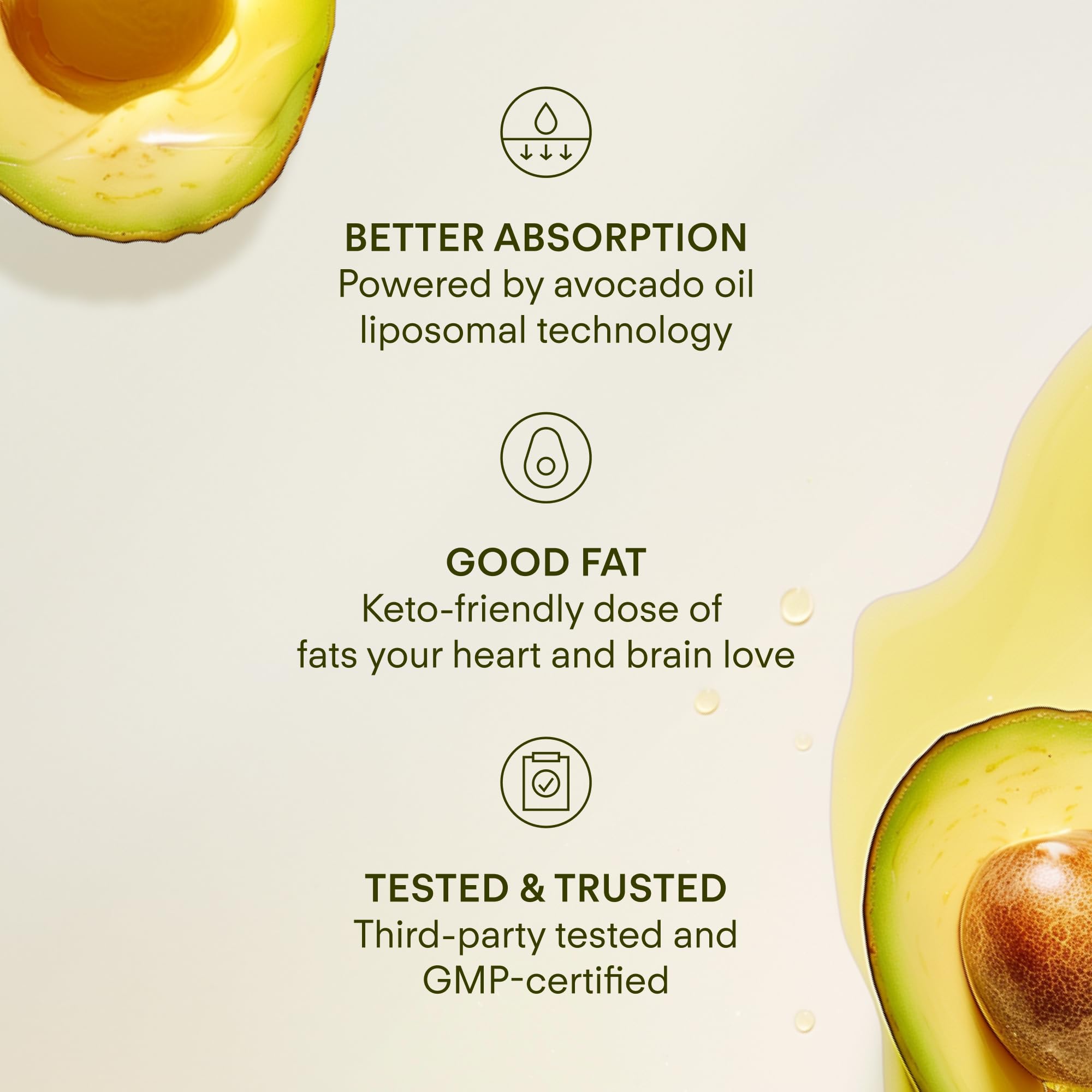 Sunny Within - Brain Health Supplement - Magnesium L-Threonate from Magtein®, Lion’s Mane, Alpha GPC, L-Theanine, ALA & Avocado Oil - Focus, Mood & Memory Support* - 30 Daily Vegan Pouches Sunny WithinAu supplements