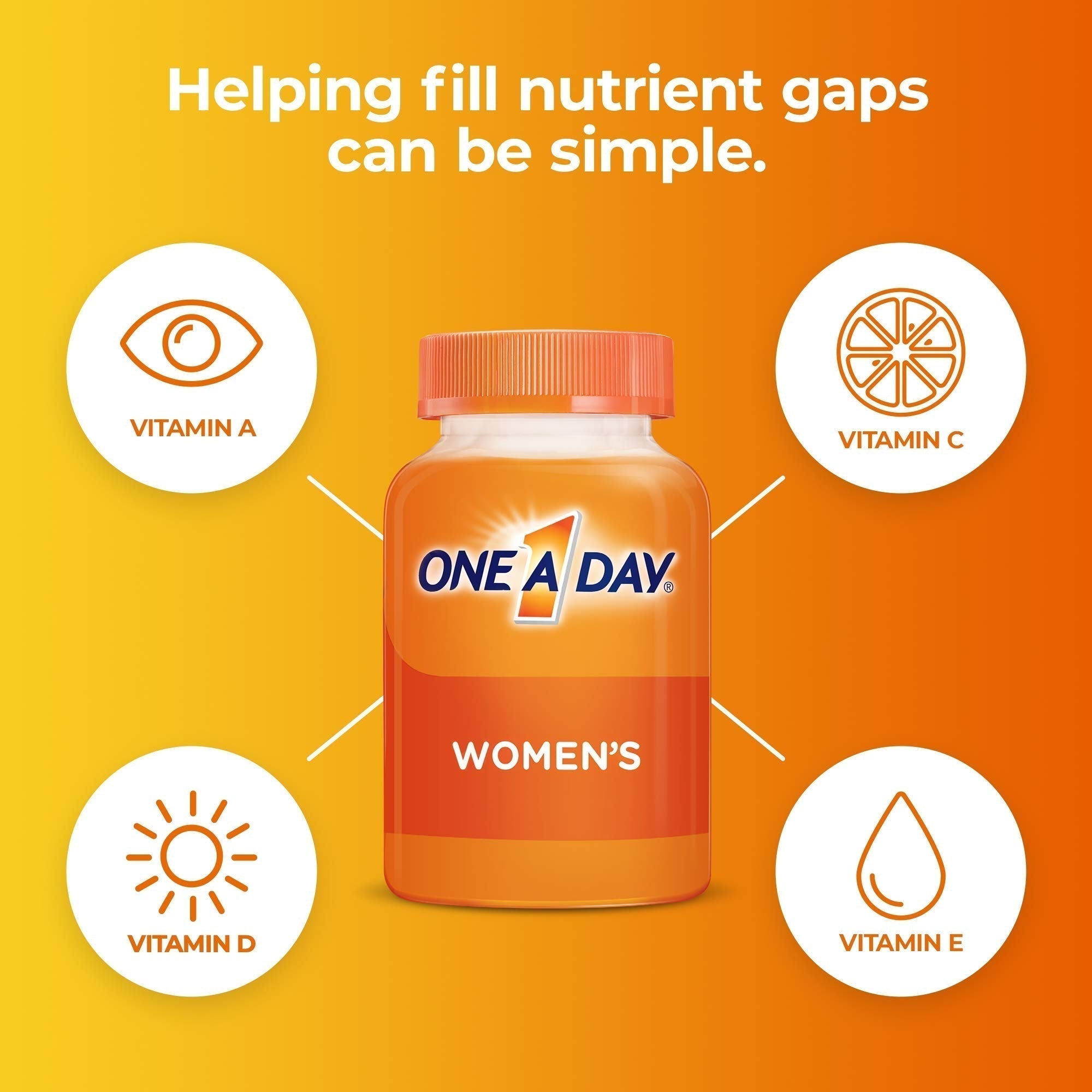 One A Day Women’s Multivitamin Gummies, Supplement with Vitamin A, C, D, E and Zinc ONE A DAYAu supplements
