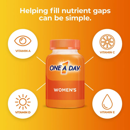 One A Day Women’s Multivitamin Gummies, Supplement with Vitamin A, C, D, E and Zinc ONE A DAYUS supplements