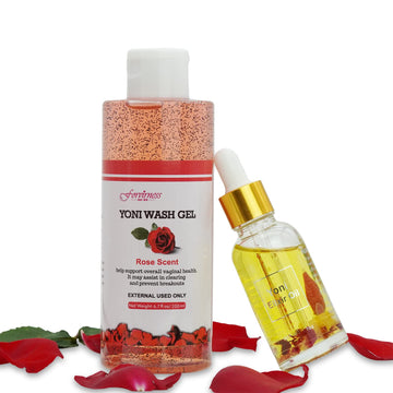 forvirness Feminine Wash & Natural Yoni Oil Set, Vaginal Wash with Cleaning Factor - Remove Odor forvirnessAu supplements
