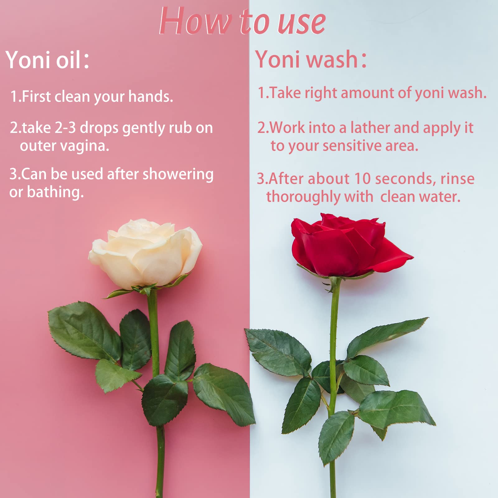 forvirness Feminine Wash & Natural Yoni Oil Set, Vaginal Wash with Cleaning Factor - Remove Odor forvirnessAu supplements