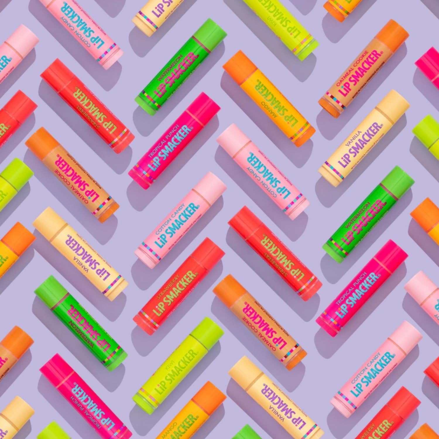Lip Smacker Original & Best Holiday Flavored Lip Balm Party Pack, Oatmeal Cookie, Vanilla, Mango, Watermelon, Tropical Punch, Cotton Candy, Kiwi, Strawberry, Clear Lip SmackerAu supplements