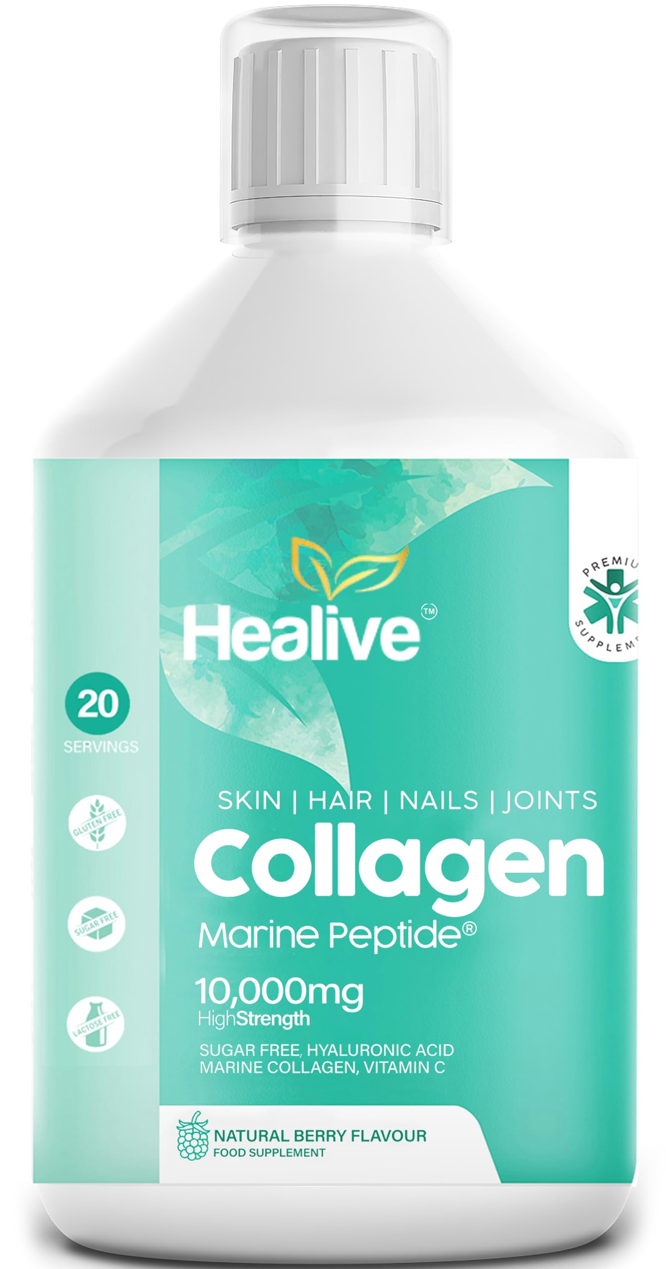 HEALIVE Marine Collagen Peptides - Skin, Hair, Nail & Joint, Support Against Premature Ageing HEALIVEUS supplements