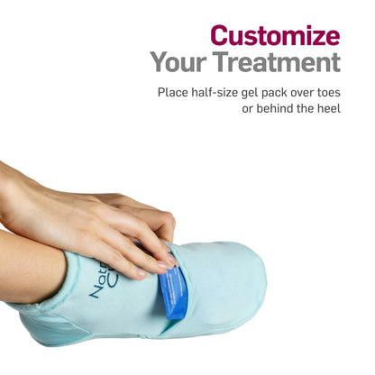 NatraCure Cold Therapy Socks - Reusable Gel Ice Frozen Slippers for Feet NatraCureUS supplements