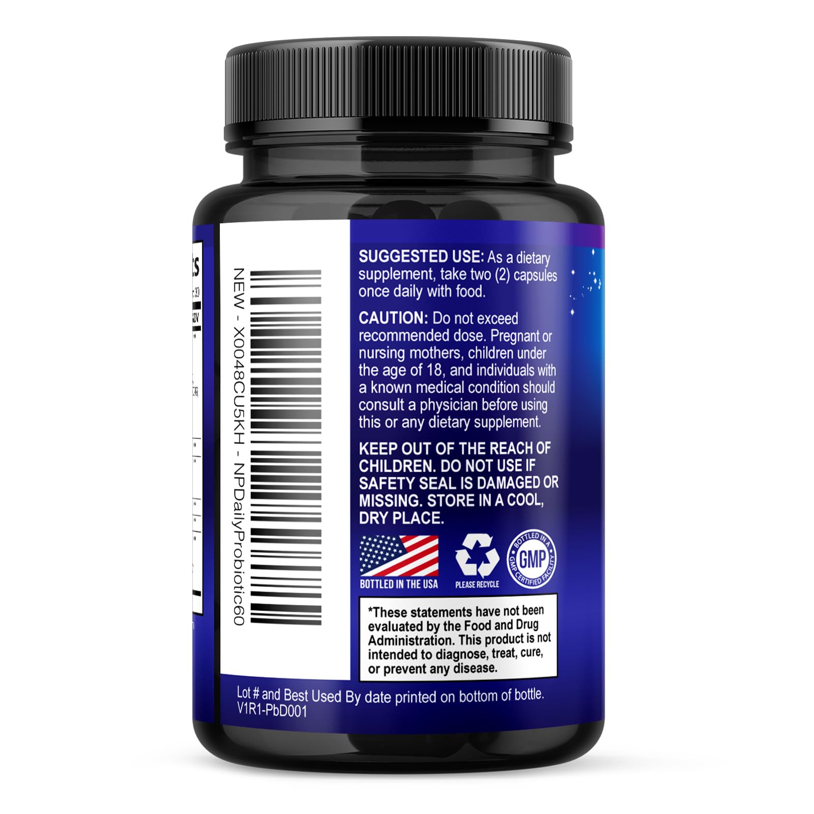 Probiotics 60 Billion CFU - 10 Strains + Digestive Enzymes & Prebiotics - Best Probiotic for Women & Men, Supports Immune, Gut Health, Occasional Constipation, Diarrhea, Gas & Bloating - 60 Capsules Nature's PeakAu supplements