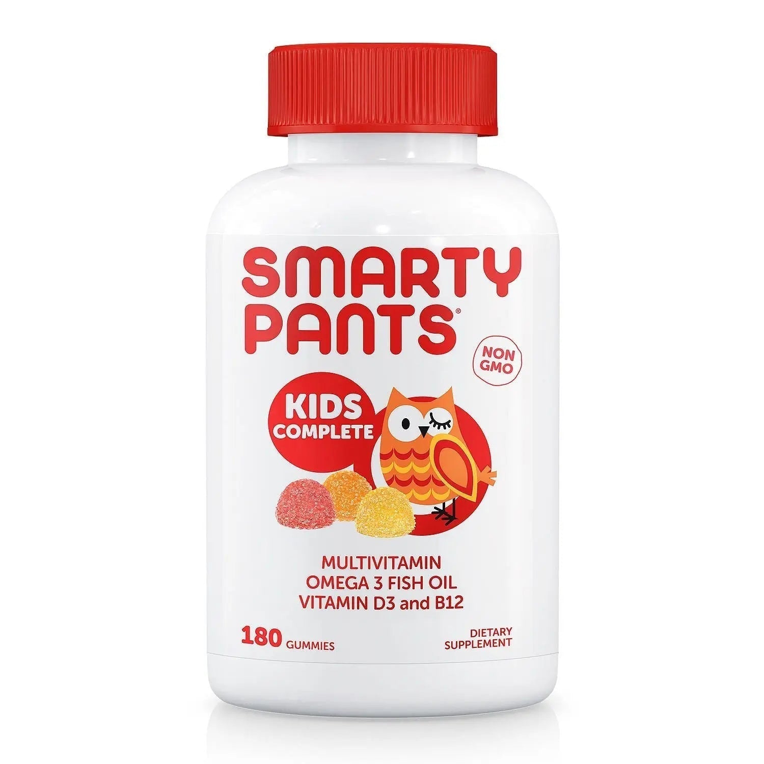 SmartyPants Kids Complete Daily Gummy Vitamins, Gluten Free, Multivitamin & Omega 3 Fish OilDHA/EPA Fatty Acids (180 Count) SmartyPantsAu supplements