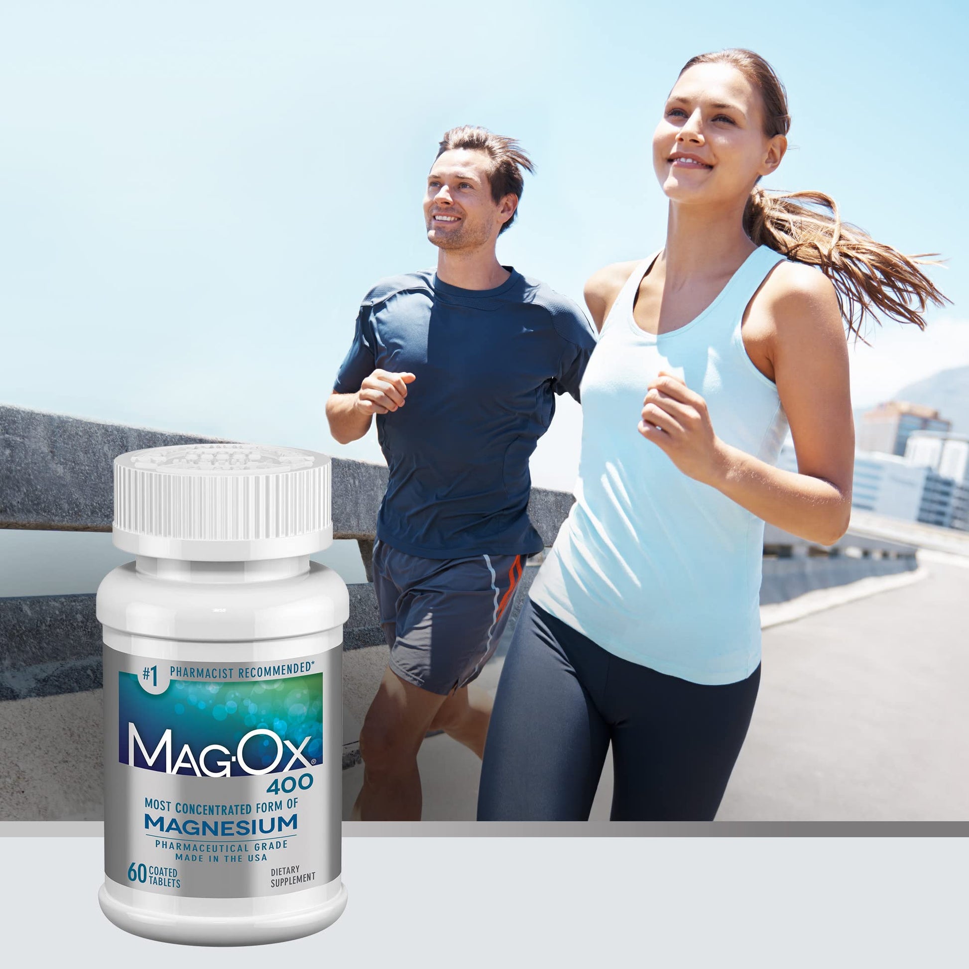 Mag-Ox Magnesium Supplement, Pharmaceutical Grade Magnesium Oxide 483mg, Most Concentrated Form of Magnesium, 120 Tablets (Pack of 3) Mag-Ox 400Au supplements