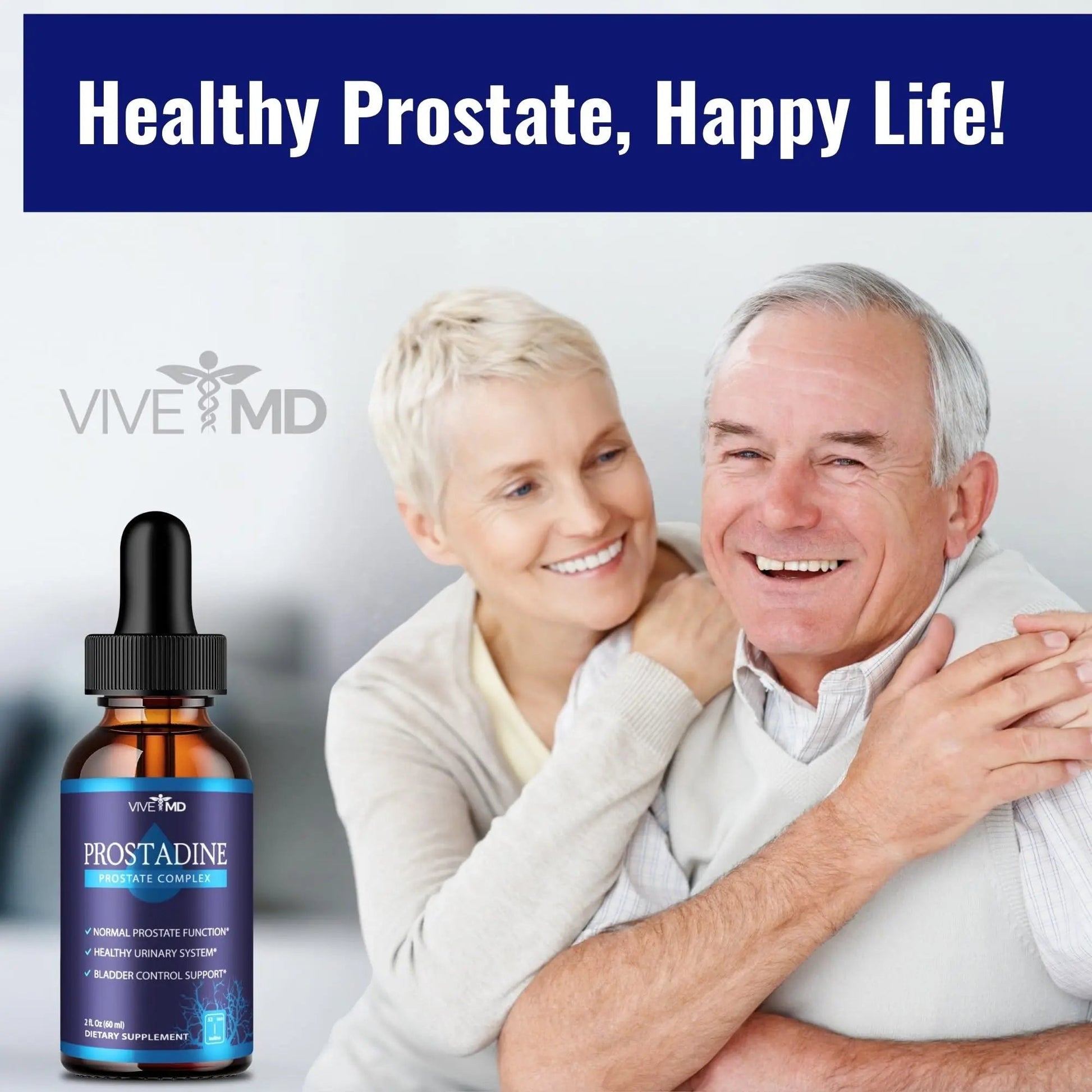 VIVE MD Prostadine Drops for Prostate Health, Bladder Urinating Issues - Prostadine Official Drop Formula - Extra Strength with Pomegranate, Prostadine Reviews (Package of 1) VIVE MDAu supplements