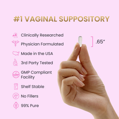 HPD Rx Fem-Rx Boric Acid Vaginal Suppositories for Women – Help Balance Vaginal pH, Eliminate Vaginal Odor – Dr Formulated Feminine Health Support – 30 Capsules Pack of 1 HPD RxUS supplements