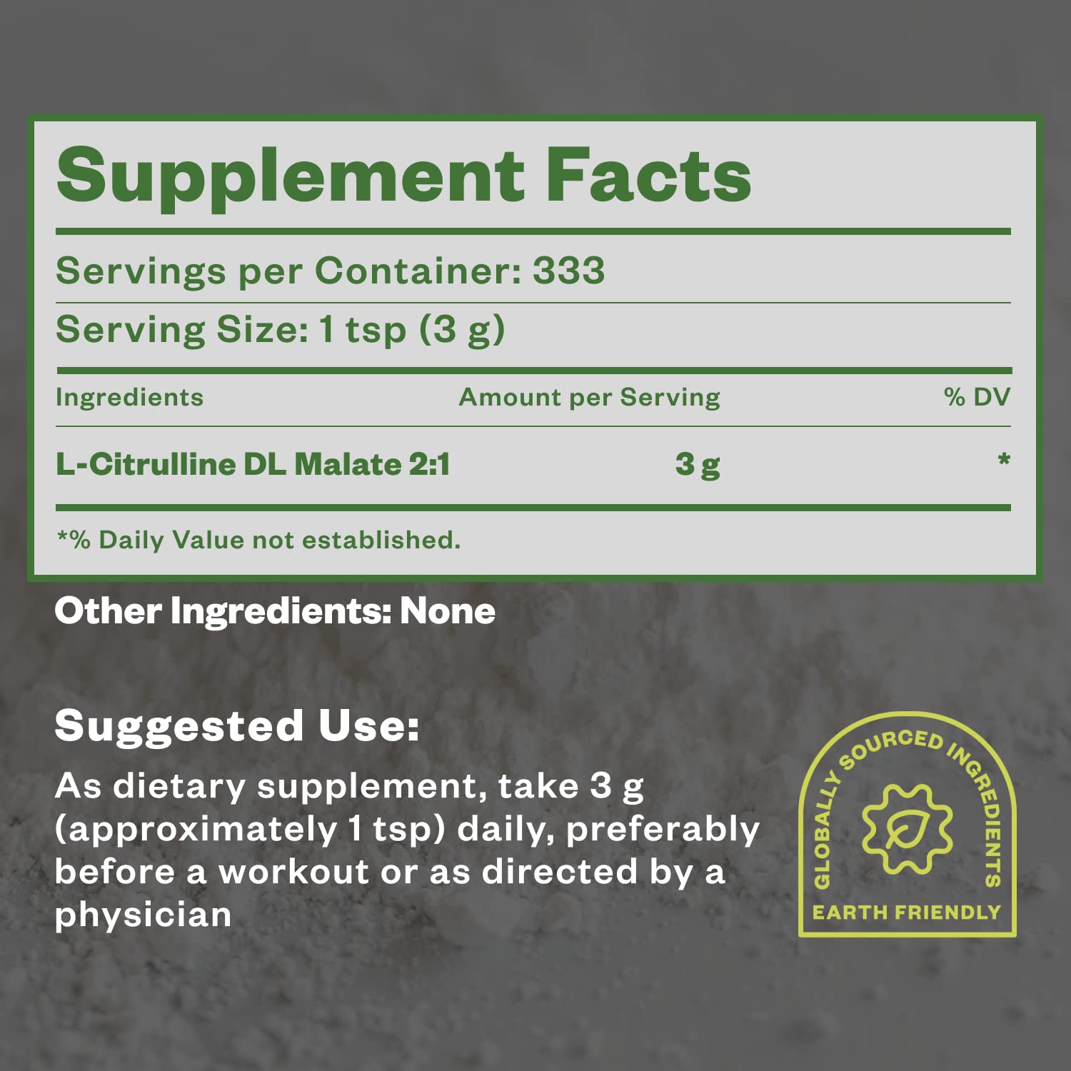 Purisure Citrulline Malate 2:1 Powder, 1 kg, Citrulline Supplement and Citrulline Nitrate PurisureAu supplements