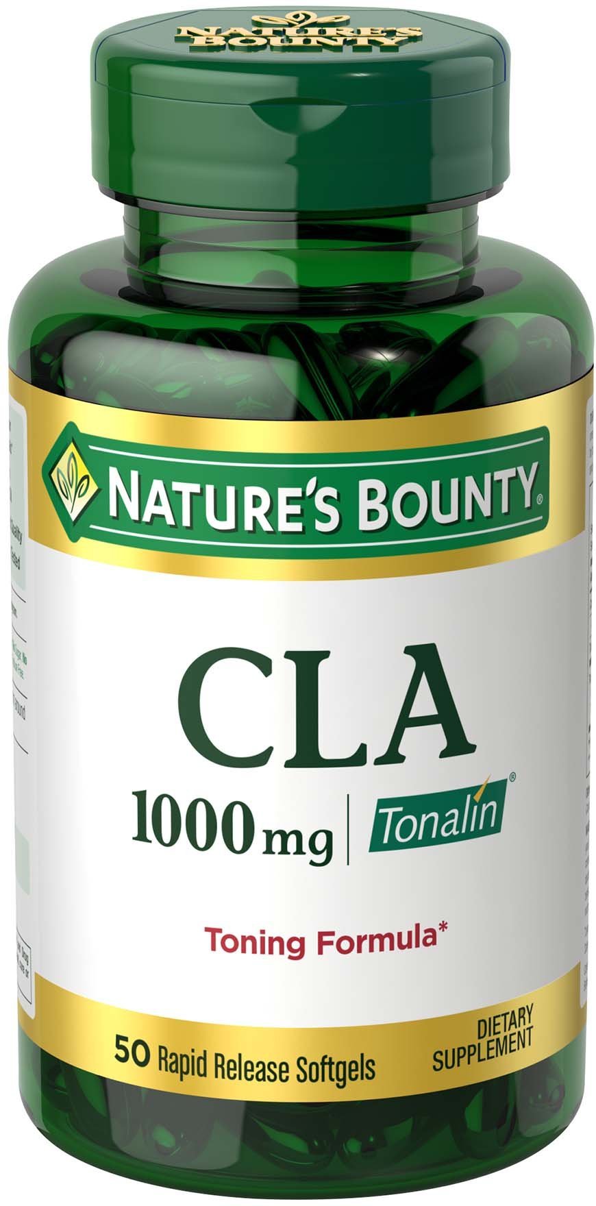 Nature's Bounty Tonalin Pills and Dietary Supplement, Diet and Body Support, 1000 mg Nature's BountyUS supplements