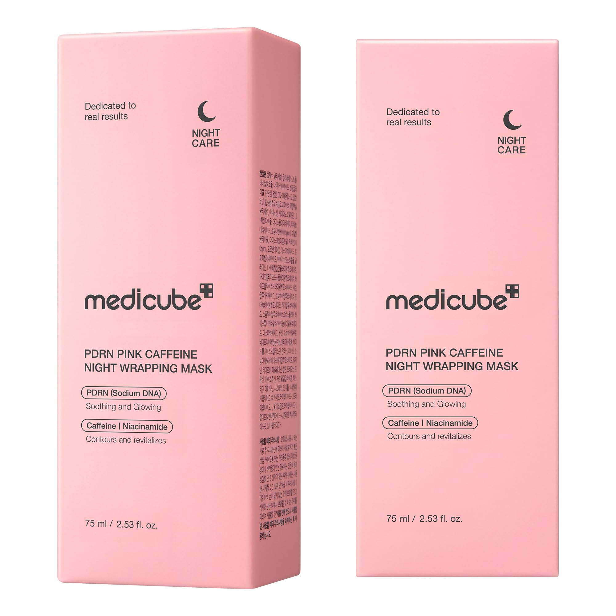 medicube Wrapping Mask PDRN Caffeine Overnight Peel Off Facial Mask | Firming, Depuffing & Hydration | Caffeine, Collagen For Refined, Glass Skin & Face Contour Support | Korean Skin Care, 2.53 fl.oz medicubeAu supplements