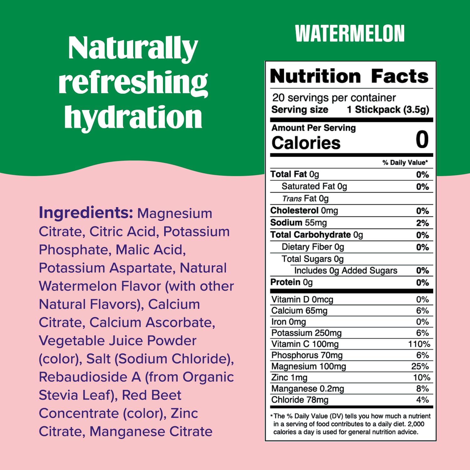 Ultima Replenisher Daily Electrolyte Drink Mix – Watermelon, 20 Stickpacks Ultima ReplenisherUS supplements